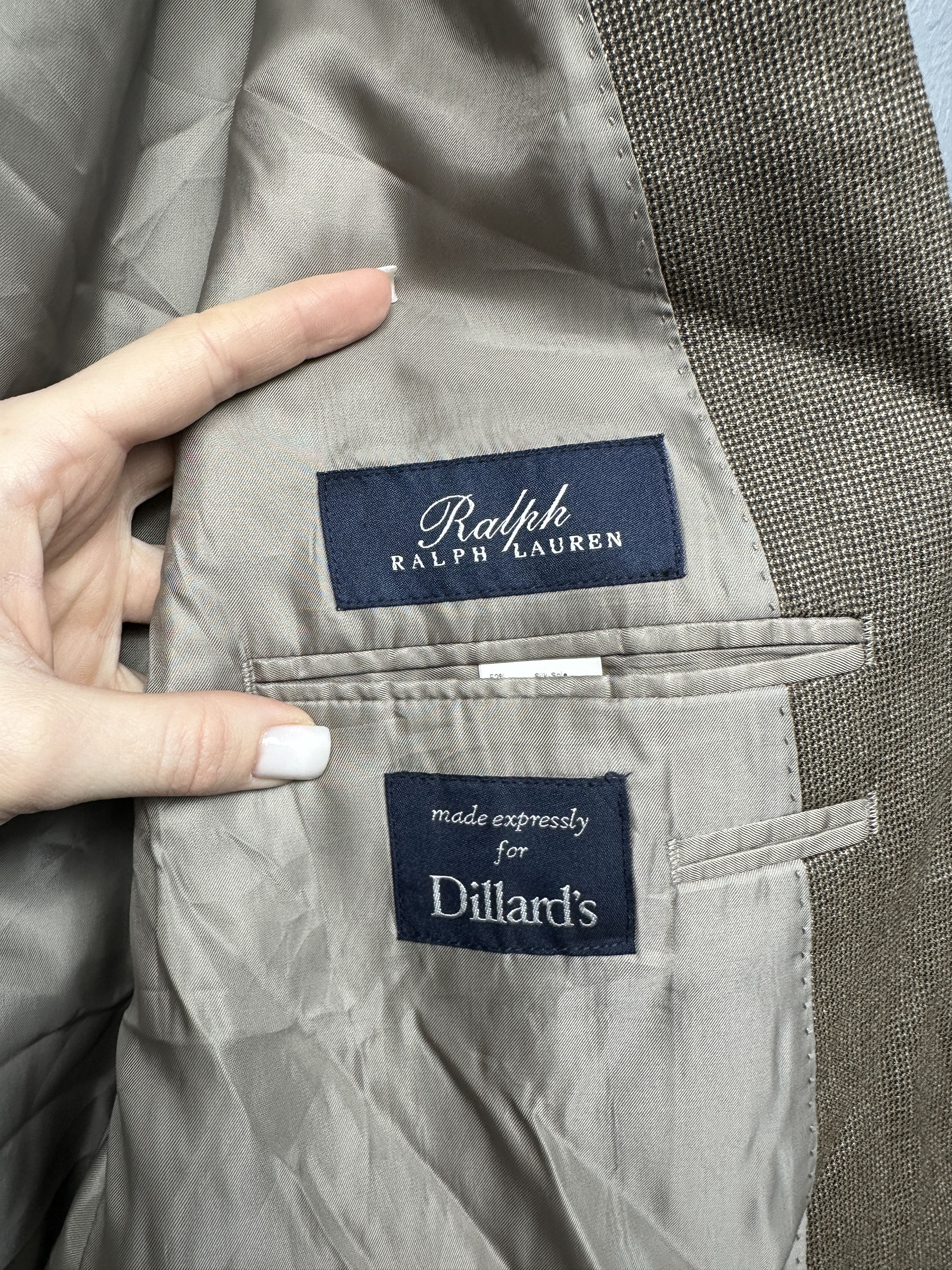 Polo Ralph Lauren Polo Ralph Lauren Vintage Mens Silk-Wool Blazer Jacket Size 48R - 5 Thumbnail