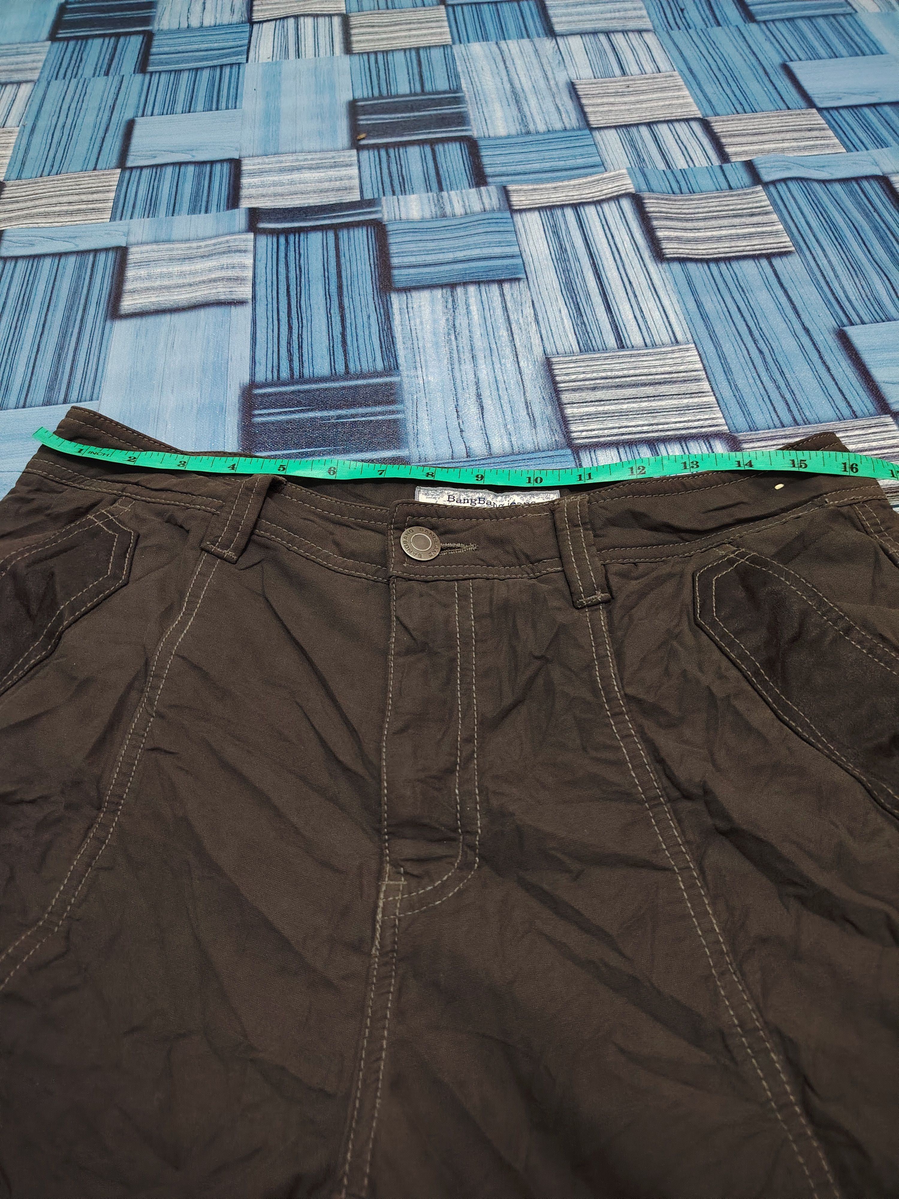 Vintage 90s Bang Bang Jeans Cargo Double Layer Pants Size US 32 / EU 48 - 19 Thumbnail