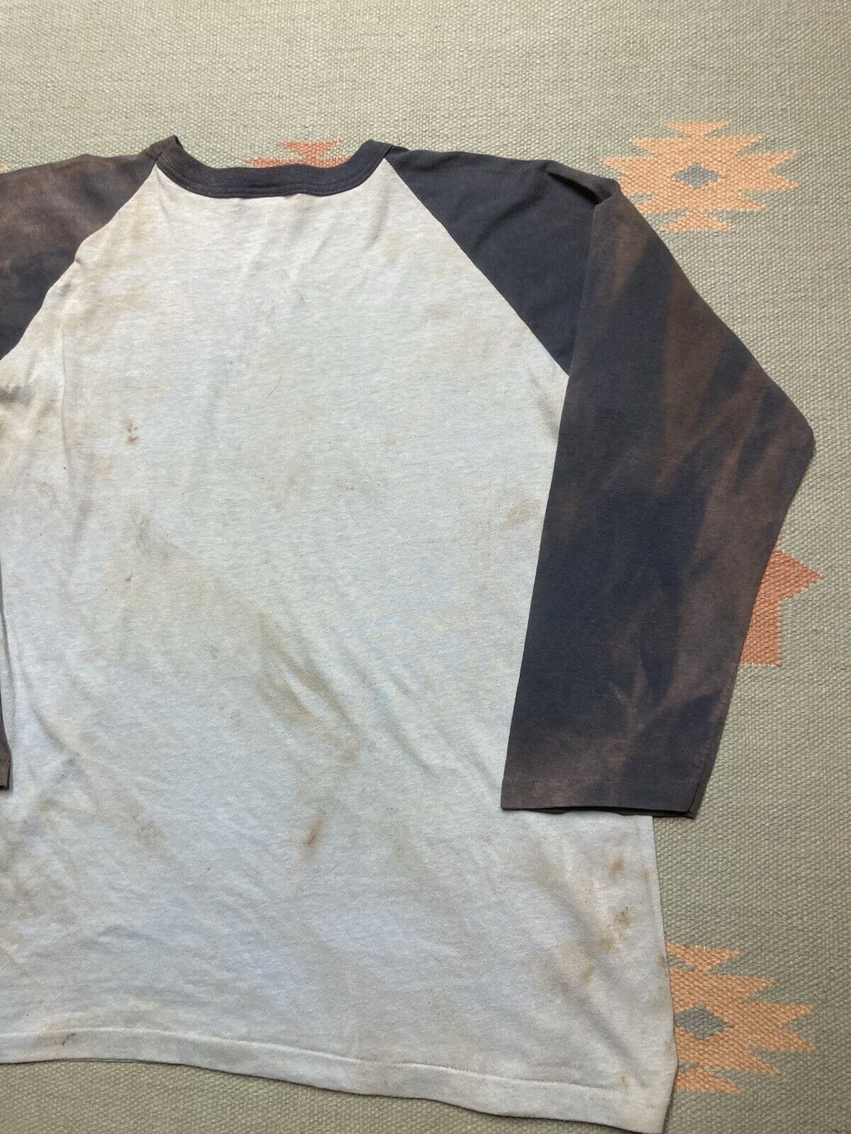 Adidas × Vintage 80s graphic t shirt adidas trefoil rainbow raglan fade large Size US L / EU 52-54 / 3 - 7 Thumbnail
