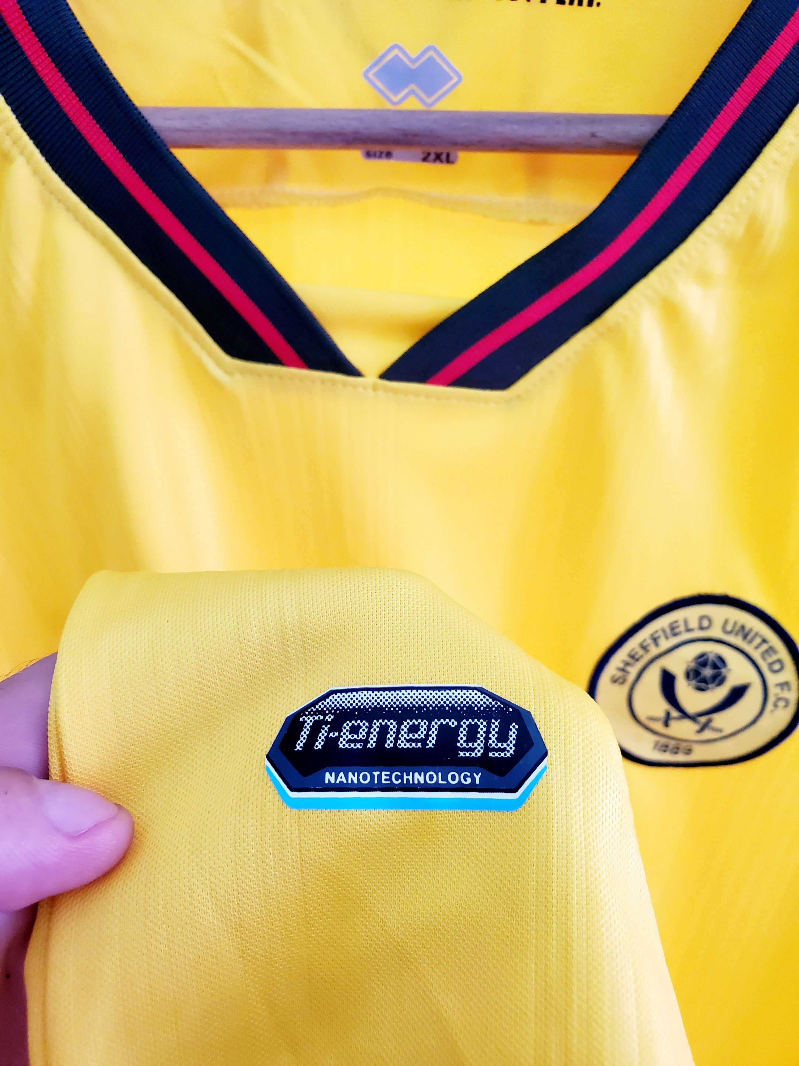 Errea Sheffield United 2023/24 Away Jersey perfect condition XXL Size US XXL / EU 58 / 5 - 3 Thumbnail