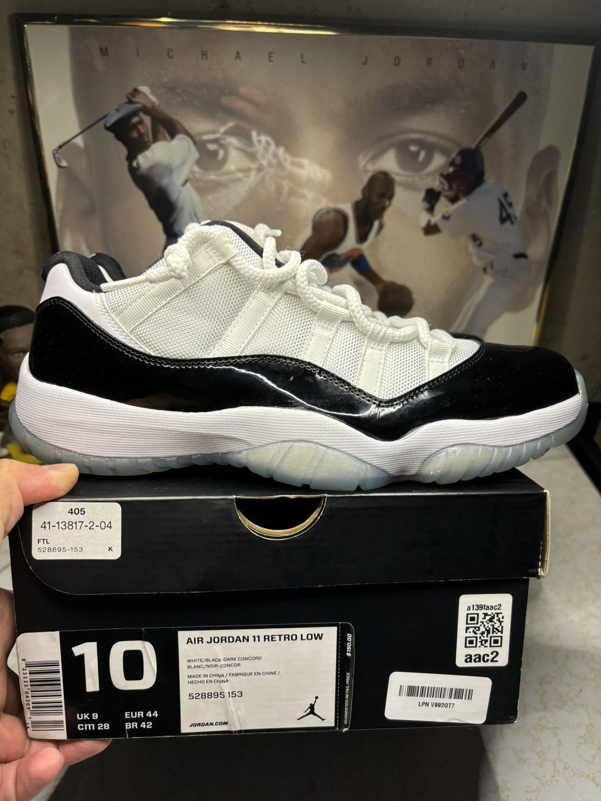 Jordan Brand Air Jordan 11 Retro Low Concord 2014 Size US 10 / EU 43 - 1 Thumbnail