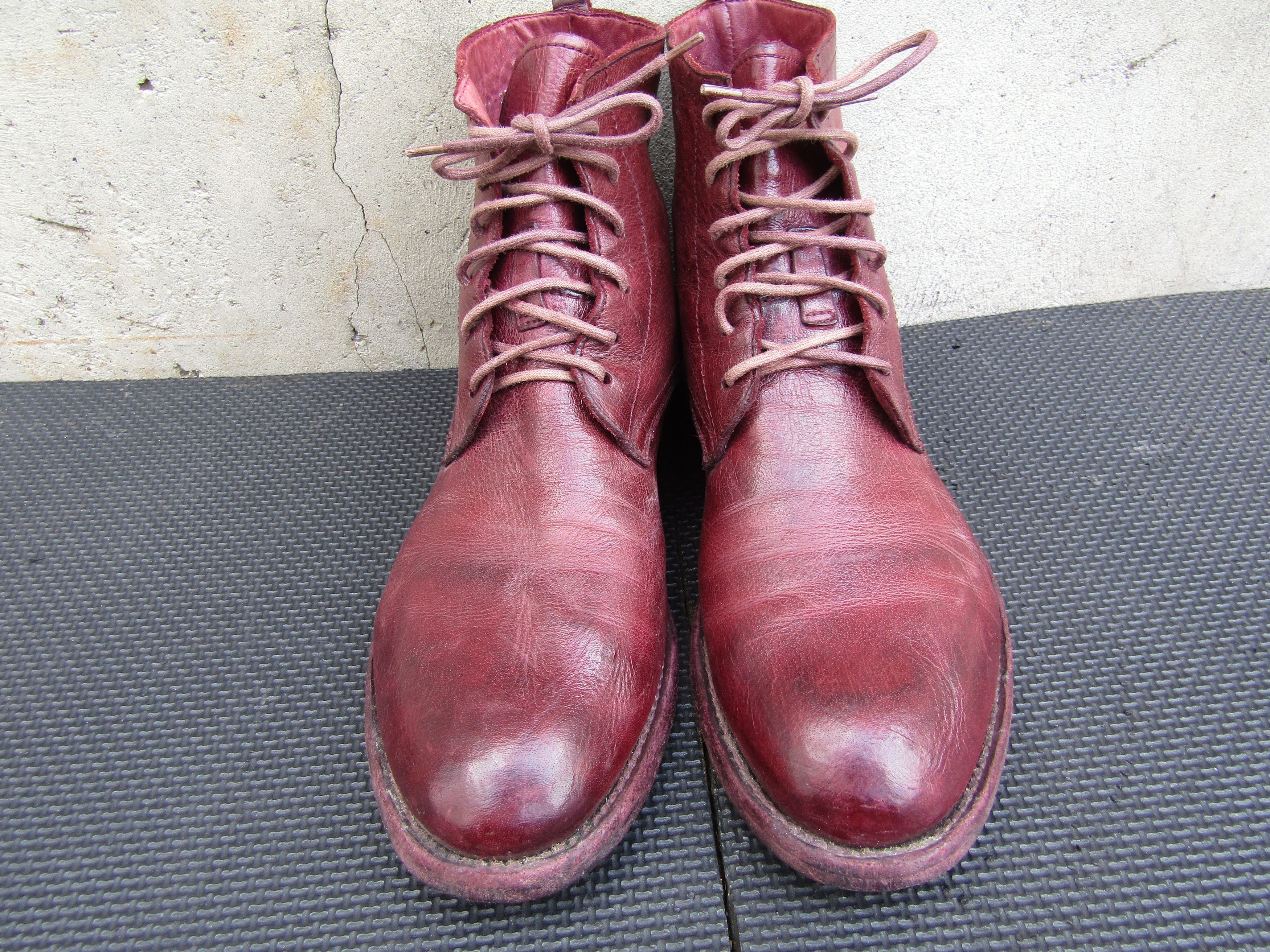Officine Creative OFFICINE CREATIVE Red Womens Ankle Boots Lace Booties Size US 7.5 / IT 37.5 - 7 Thumbnail