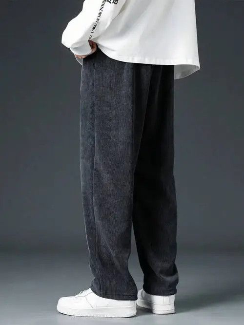 Japanese Brand corduroy Straight-Leg Pants Casual fit trousers Size US 30 / EU 46 - 2 Thumbnail