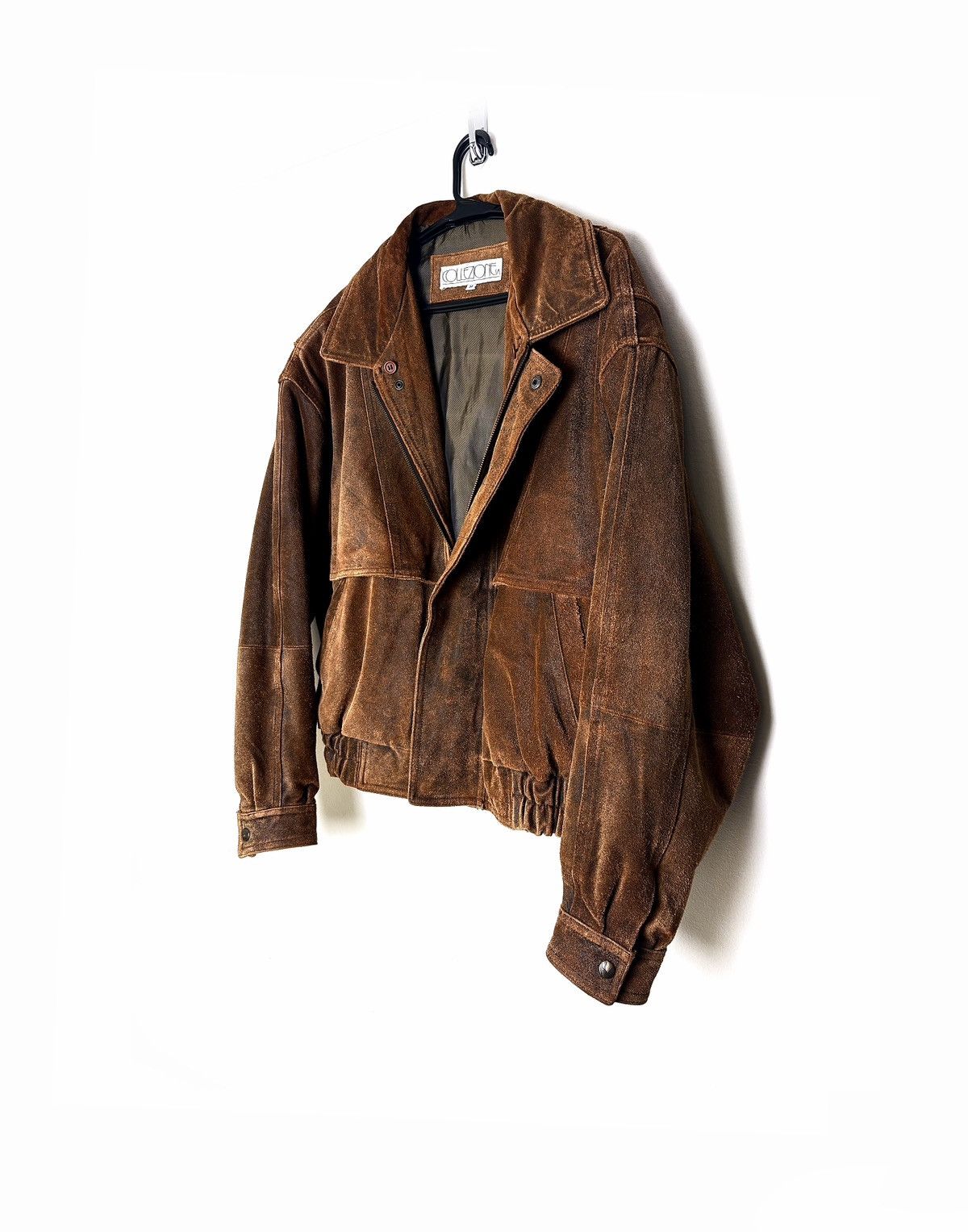 Genuine Leather Collezione Distressed Suede Leather Jacket Size US M / EU 48-50 / 2 - 5 Thumbnail