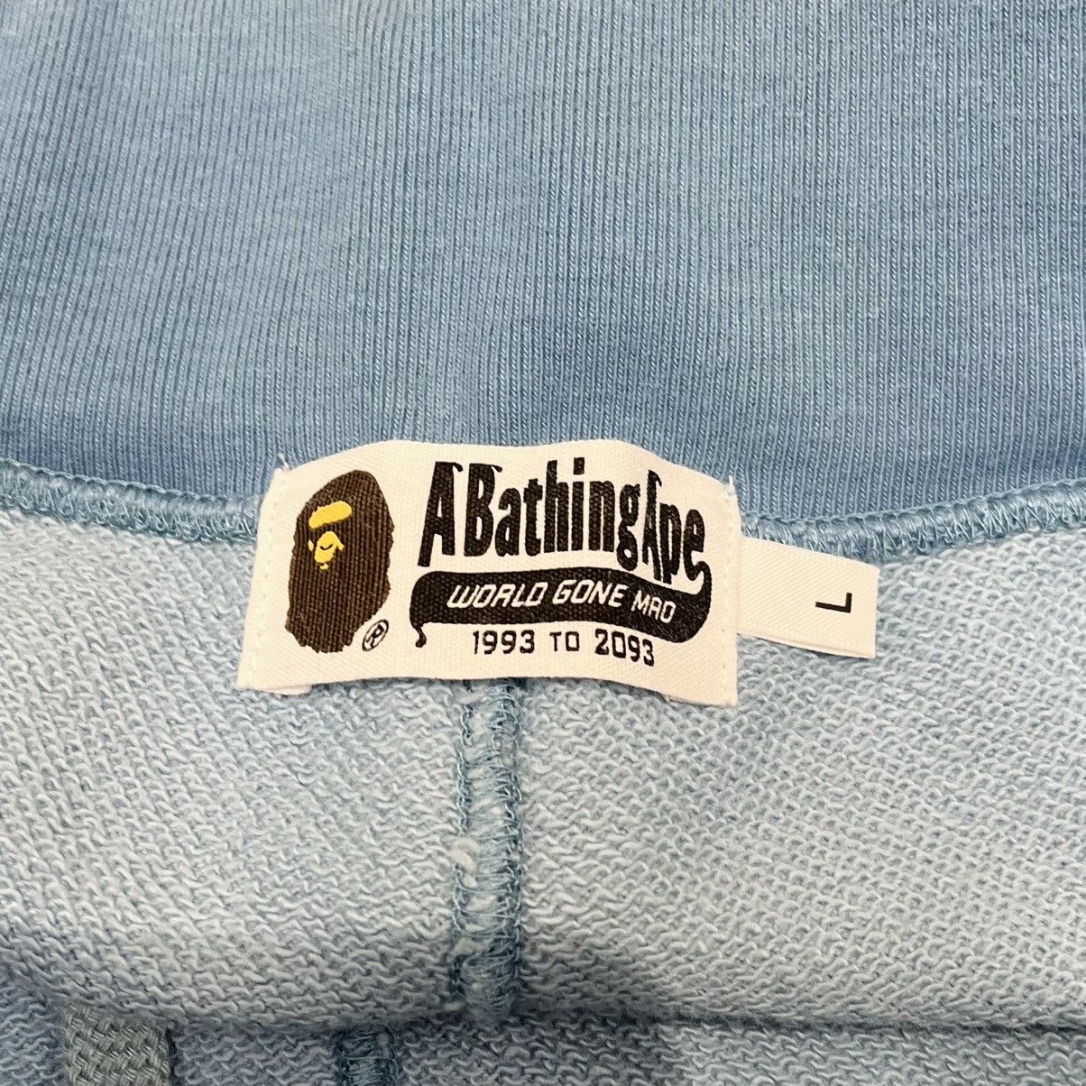 Bape Bape Honeycomb Camo Shark Shorts Blue Size US 34 / EU 50 - 6 Thumbnail