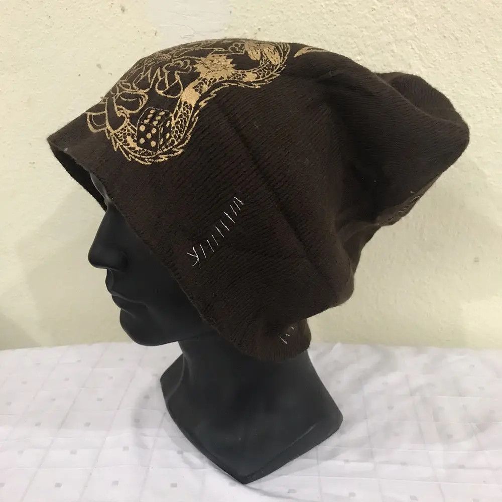 Vintage Hanna Barbera Big Logo Dragon Overprint Beanie Hat Size ONE SIZE - 6 Thumbnail