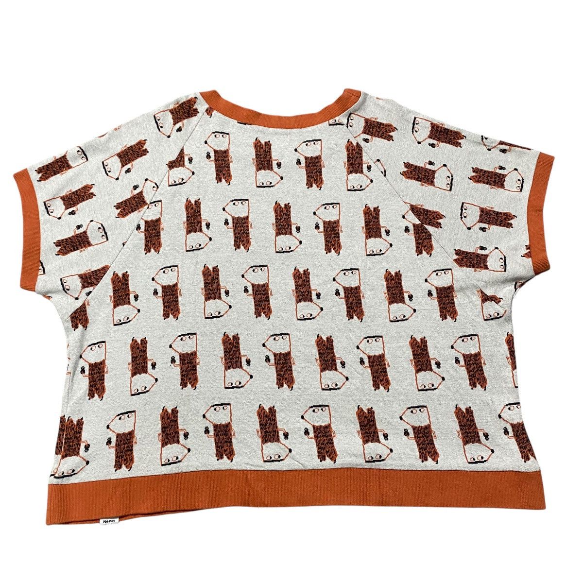 Ne-Net MOGU TAKAHASHI X NE-NET Sweatshirt Cropped Oversized Size M / US 6-8 / IT 42-44 - 13 Thumbnail