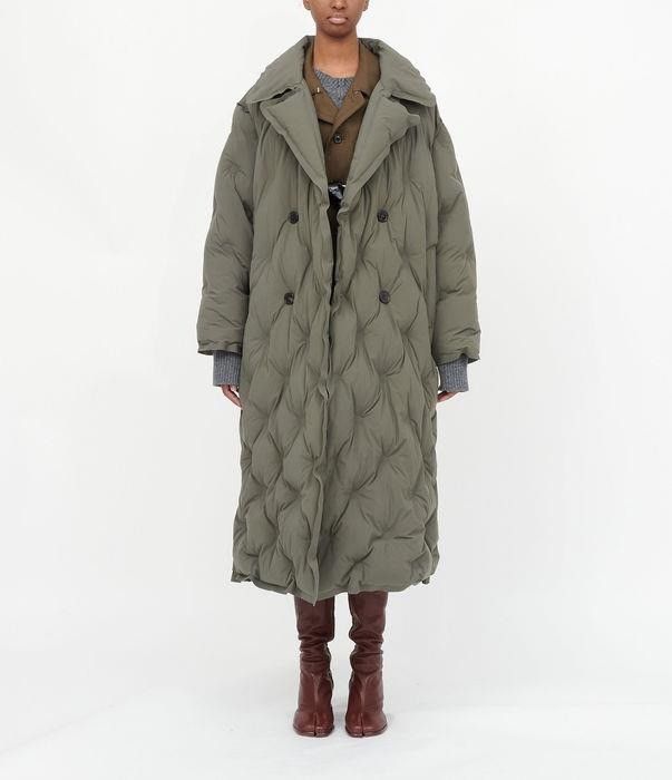 Maison Margiela o1bcso1str0526 Glam Slam Long Coat in Military Green Size S / US 4 / IT 40 - 1 Thumbnail