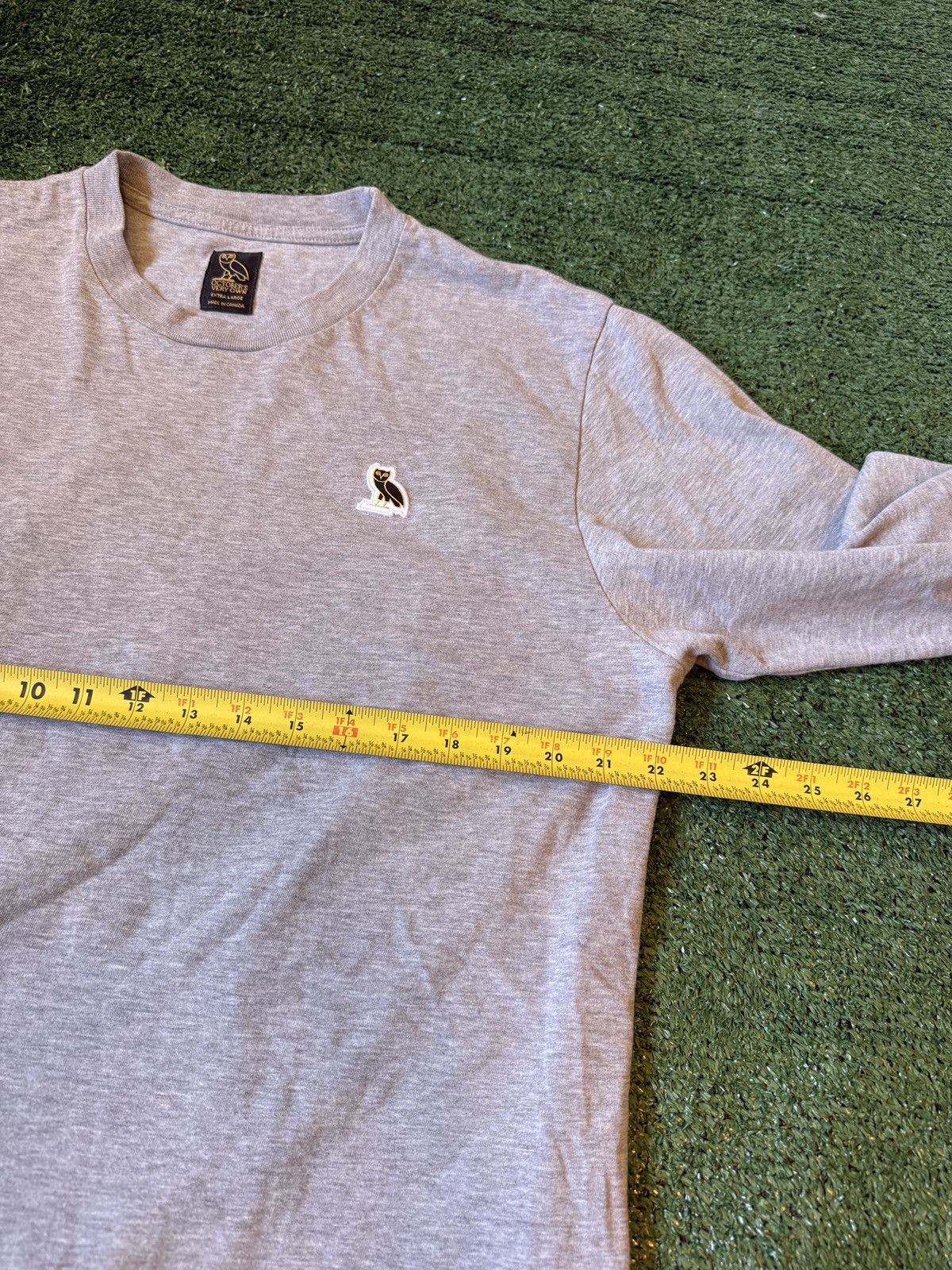 October's Very Own Drake OVO Octobers very own gray long sleeve T shirt XL Size US XL / EU 56 / 4 - 4 Thumbnail