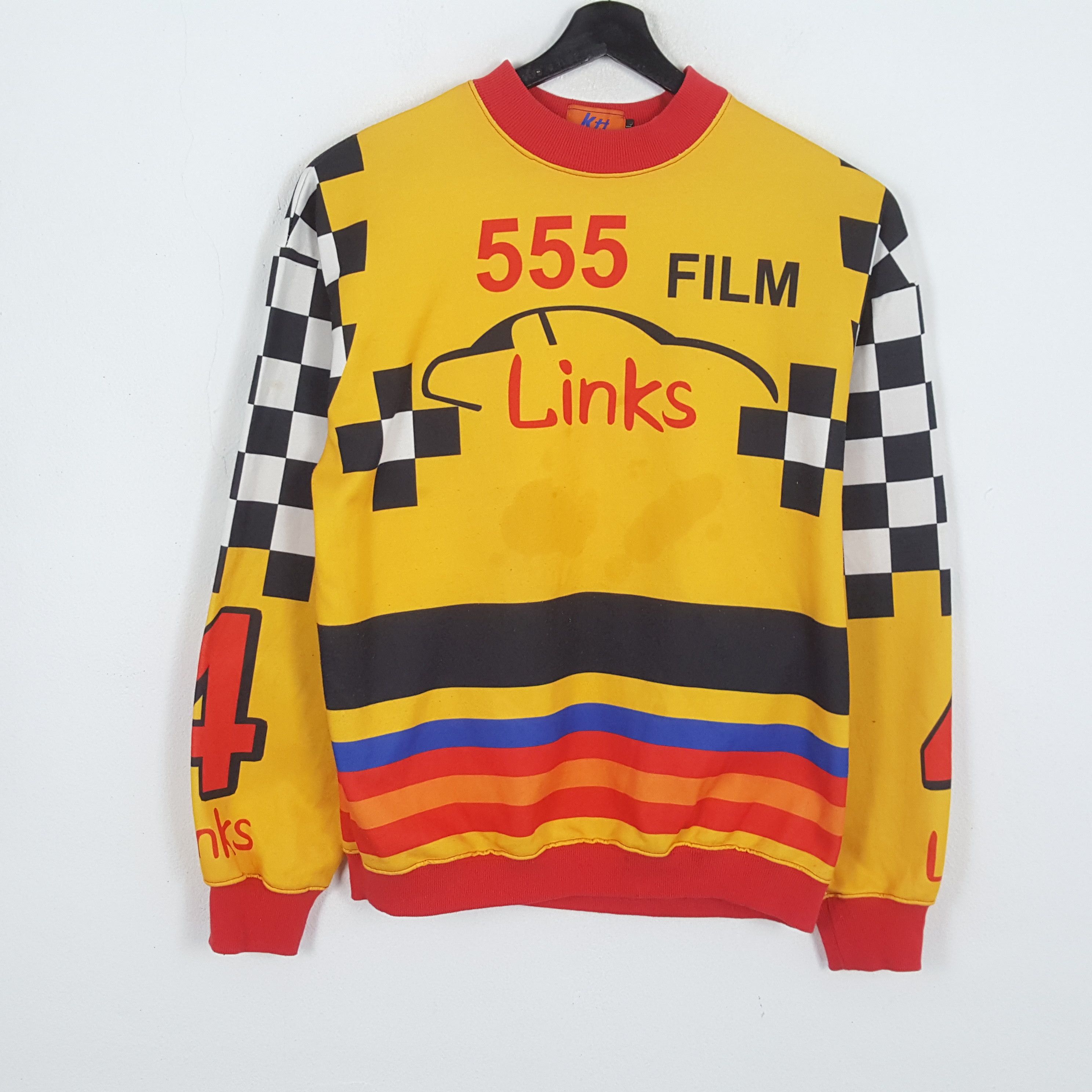 Japanese Brand × Vintage 555 FILM LINK Japanese Style Nice Design Sweatshirt Size US L / EU 52-54 / 3 - 1 Thumbnail