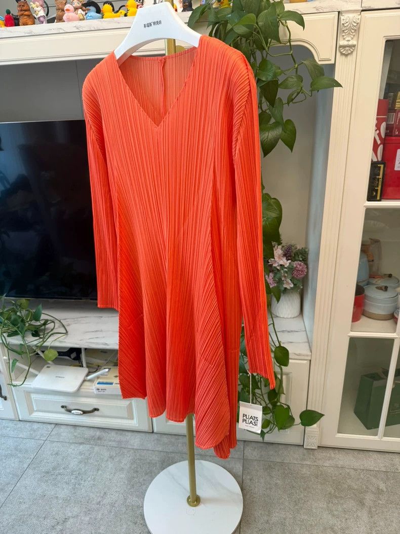 Issey Miyake issey miyake size:3 Orange long sleeves Size XXS / US 00 / IT 34 - 2 Thumbnail