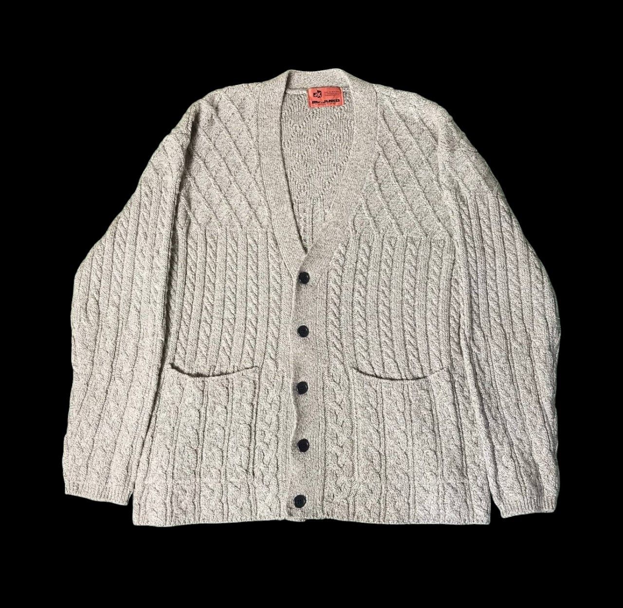 Japanese Brand VINTAGE MR.JUNKO KONSHINO FOR MEN JAPAN KNITWEAR CARDIGAN M Size US M / EU 48-50 / 2 - 3 Thumbnail