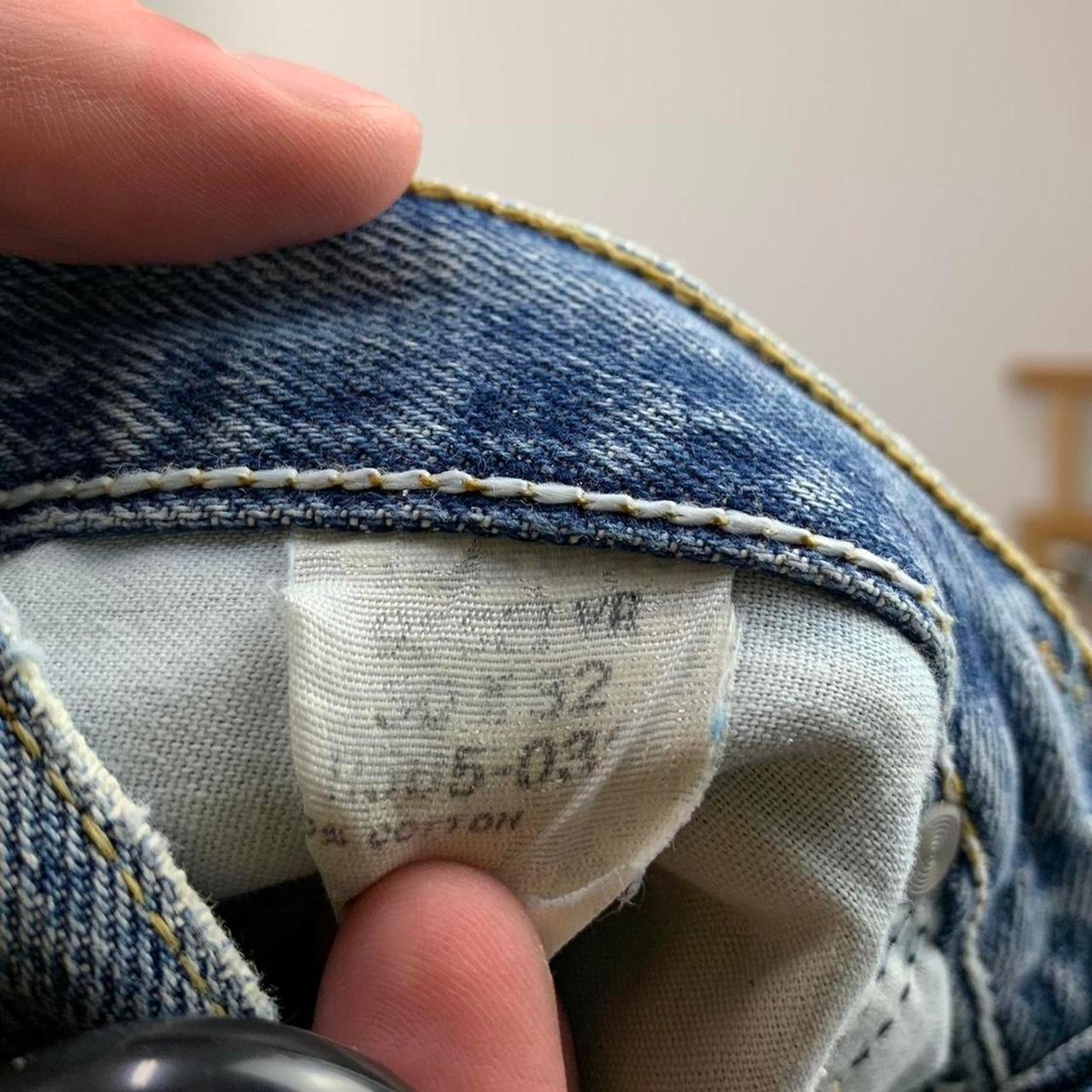 Vintage × Wrangler Vintage 90s Wrangler Light Wash Blue Jeans Size 30" / US 8 / IT 44 - 5 Thumbnail