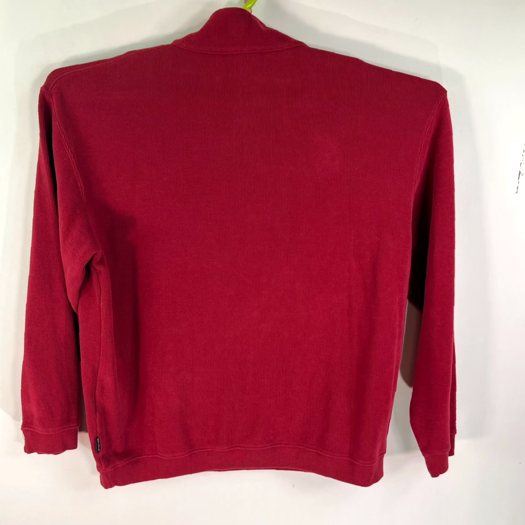 Vintage Woolrich 1/4 Zip Double Weave Sweatshirt Womens Size XL Red Vintage Size XL / US 12-14 / IT 48-50 - 4 Thumbnail
