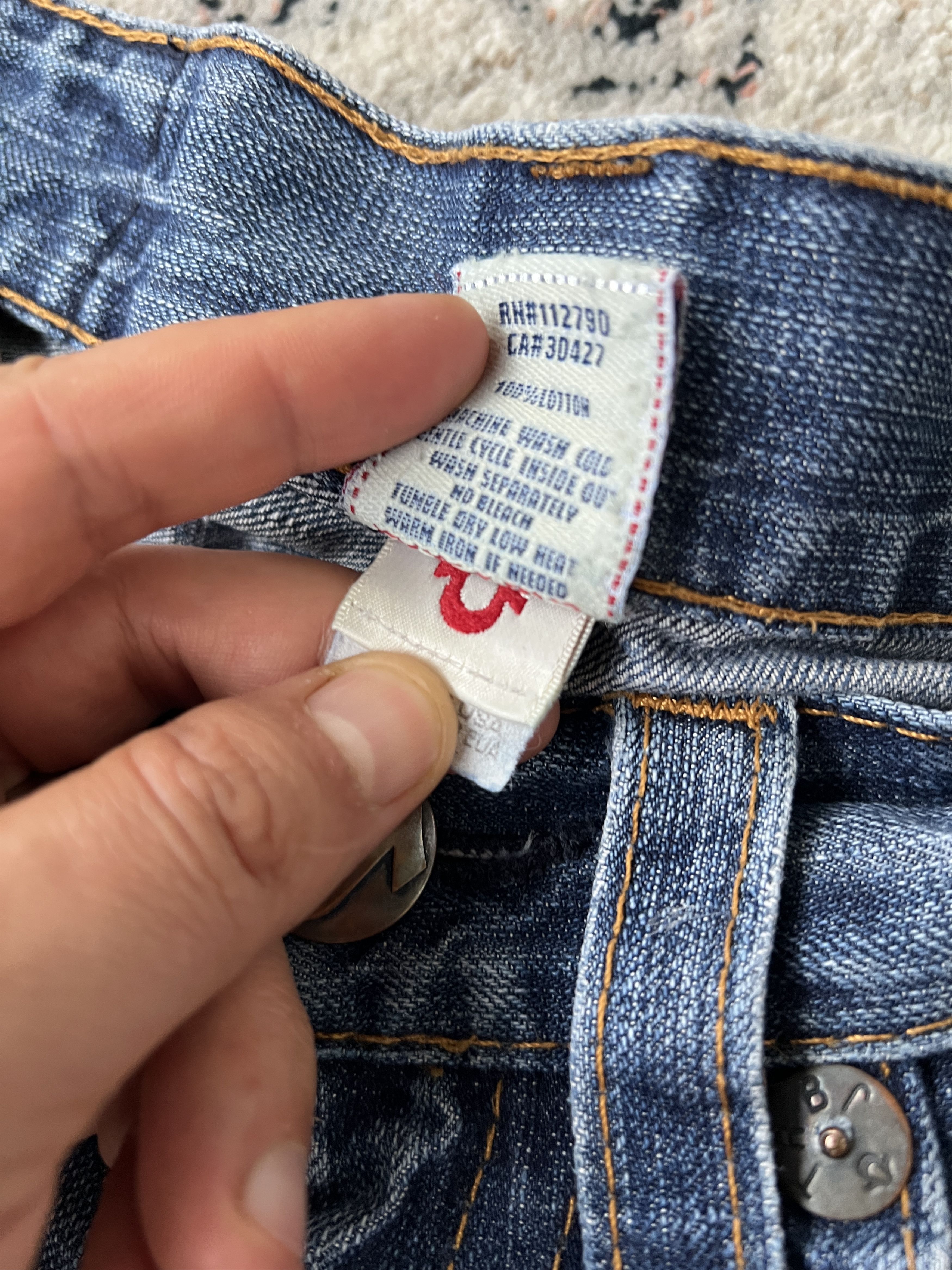 True Religion True Religion Made In USA Jeans Size 28" / US 6 / IT 42 - 9 Thumbnail