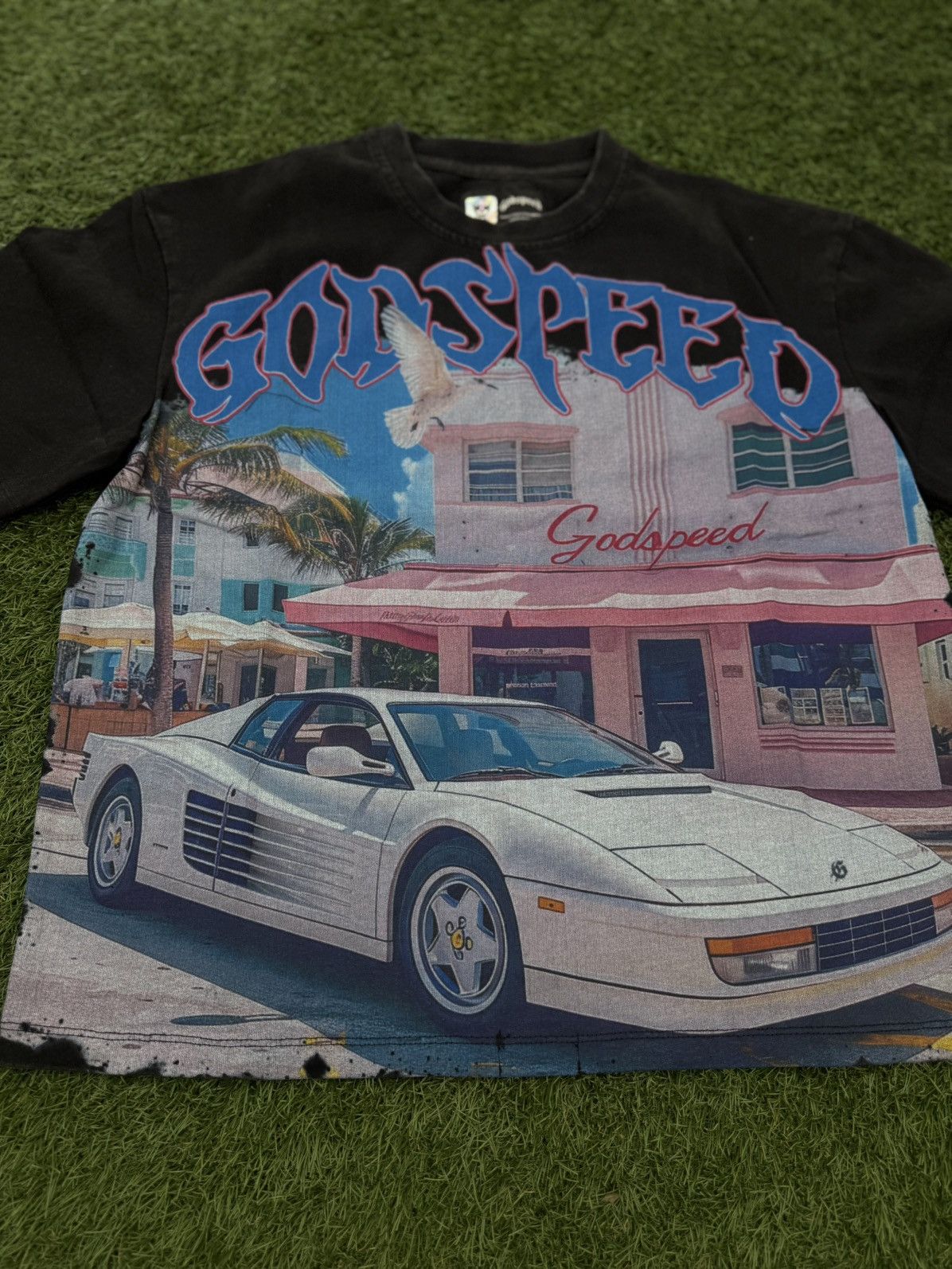 Godspeed Godspeed Black Miami Car Tee Shirt Size XS (NEW) Size US XS / EU 42 / 0 - 3 Thumbnail