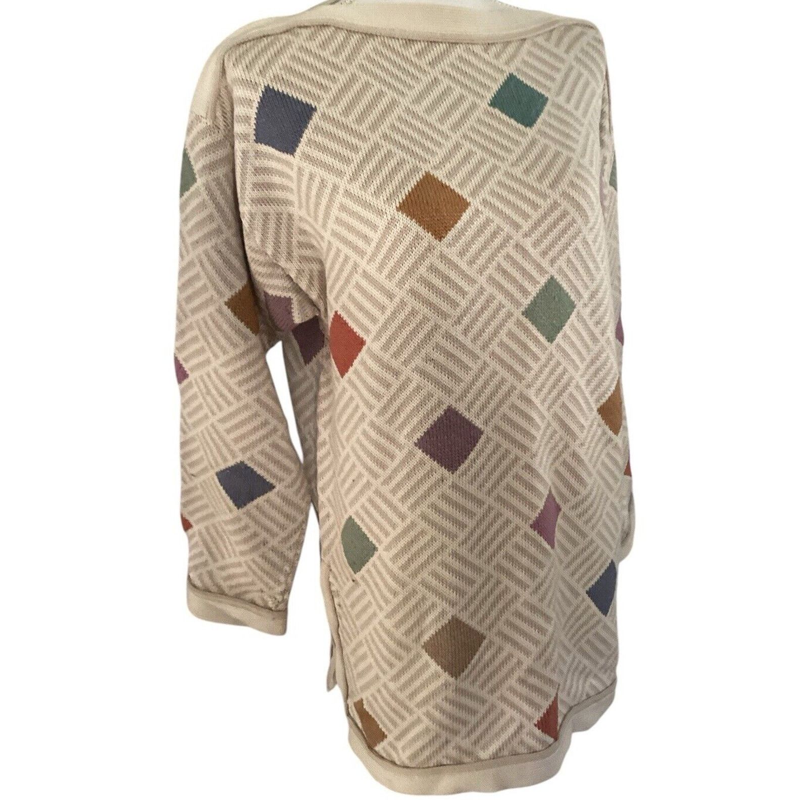 Other PERUVIAN CONNECTION Pima Cotton Boat Neck Sweater Med Size M / US 6-8 / IT 42-44 - 2 Thumbnail