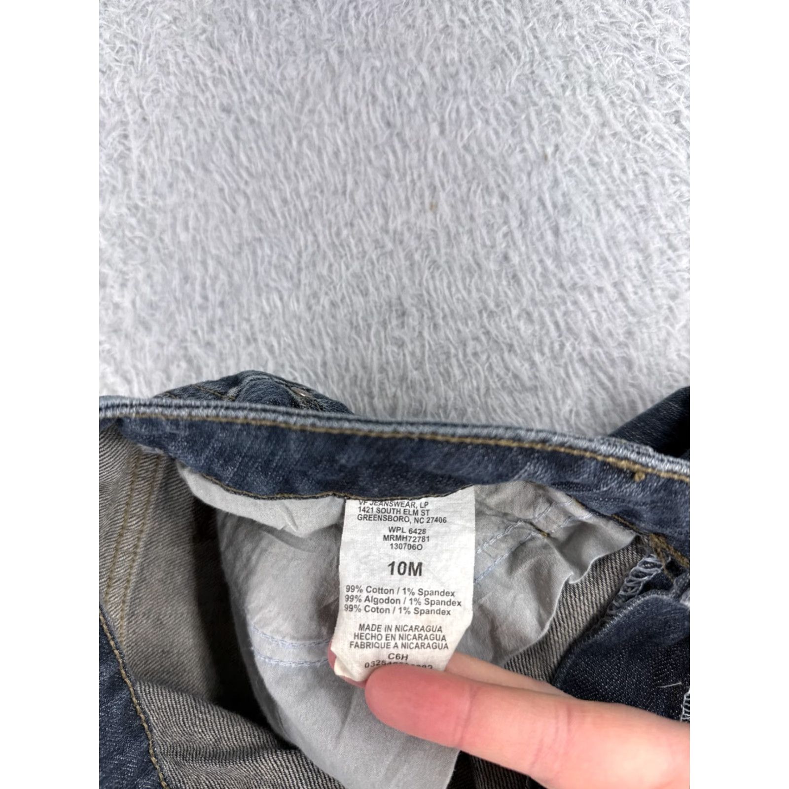 Lee Lee Jeans Women Regular Bootcut 30x29 Blue Denim Cotton Blend Stretch Pockets Logo Button Zip Size 32" / US 10 / IT 46 - 7 Thumbnail