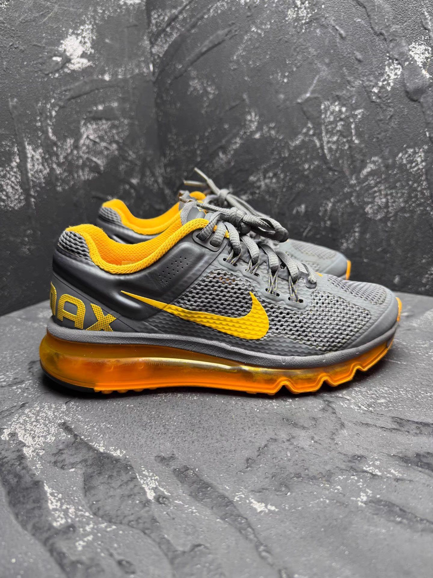 Nike Nike Air Max Grey & Yellow Large Air Cushion Q10 Size US 6 / IT 36 - 6 Thumbnail