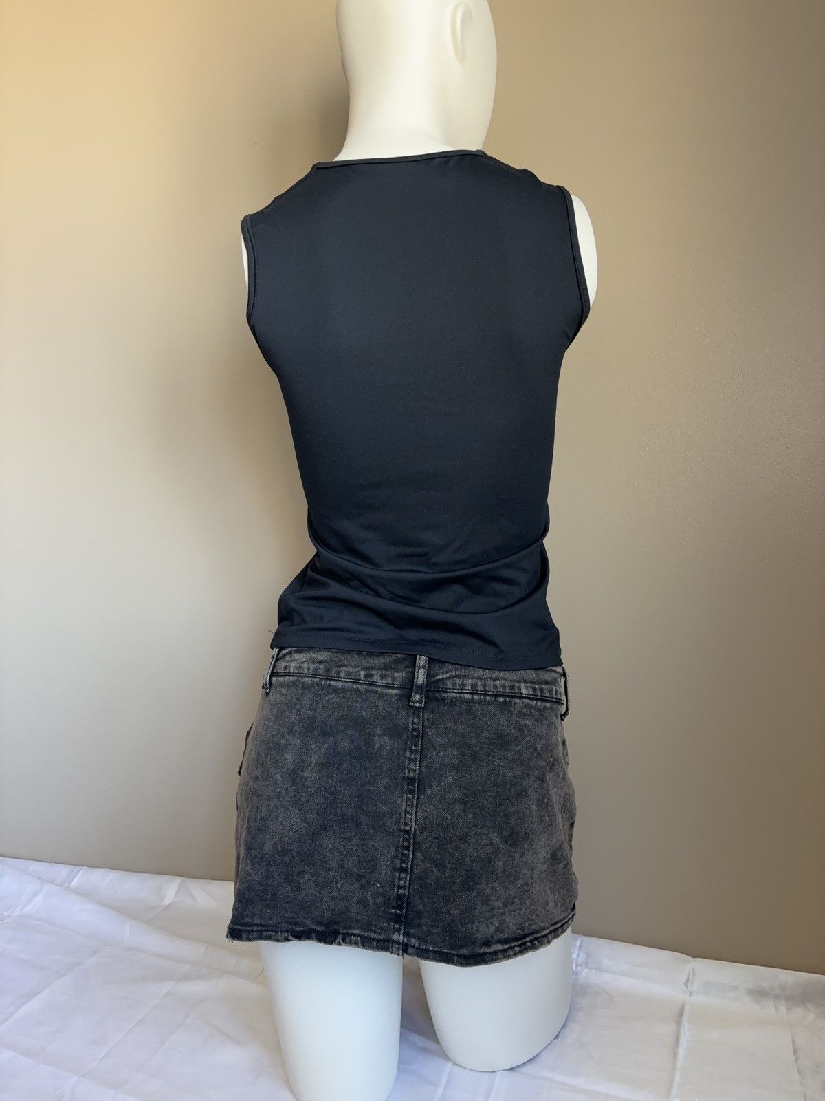 Designer × Vintage Glamour neckline vintage tank top Size S / US 4 / IT 40 - 5 Thumbnail