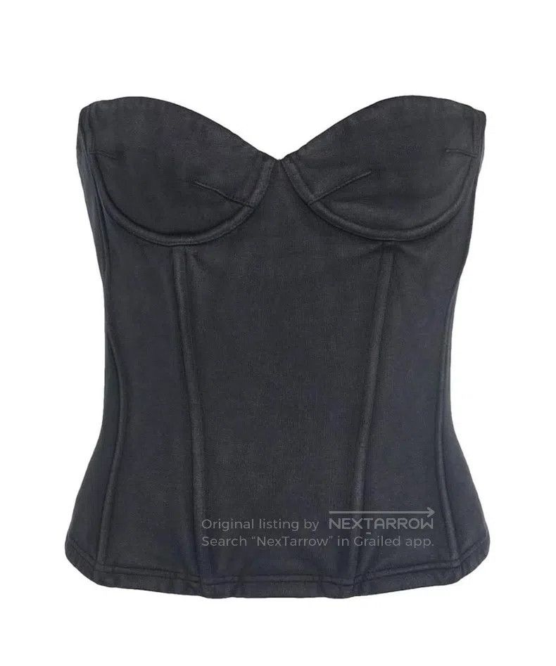 Balenciaga Balenciaga Distressed faded effect black zip-up bustier, c Size XS / US 0-2 / IT 36-38 - 1 Thumbnail