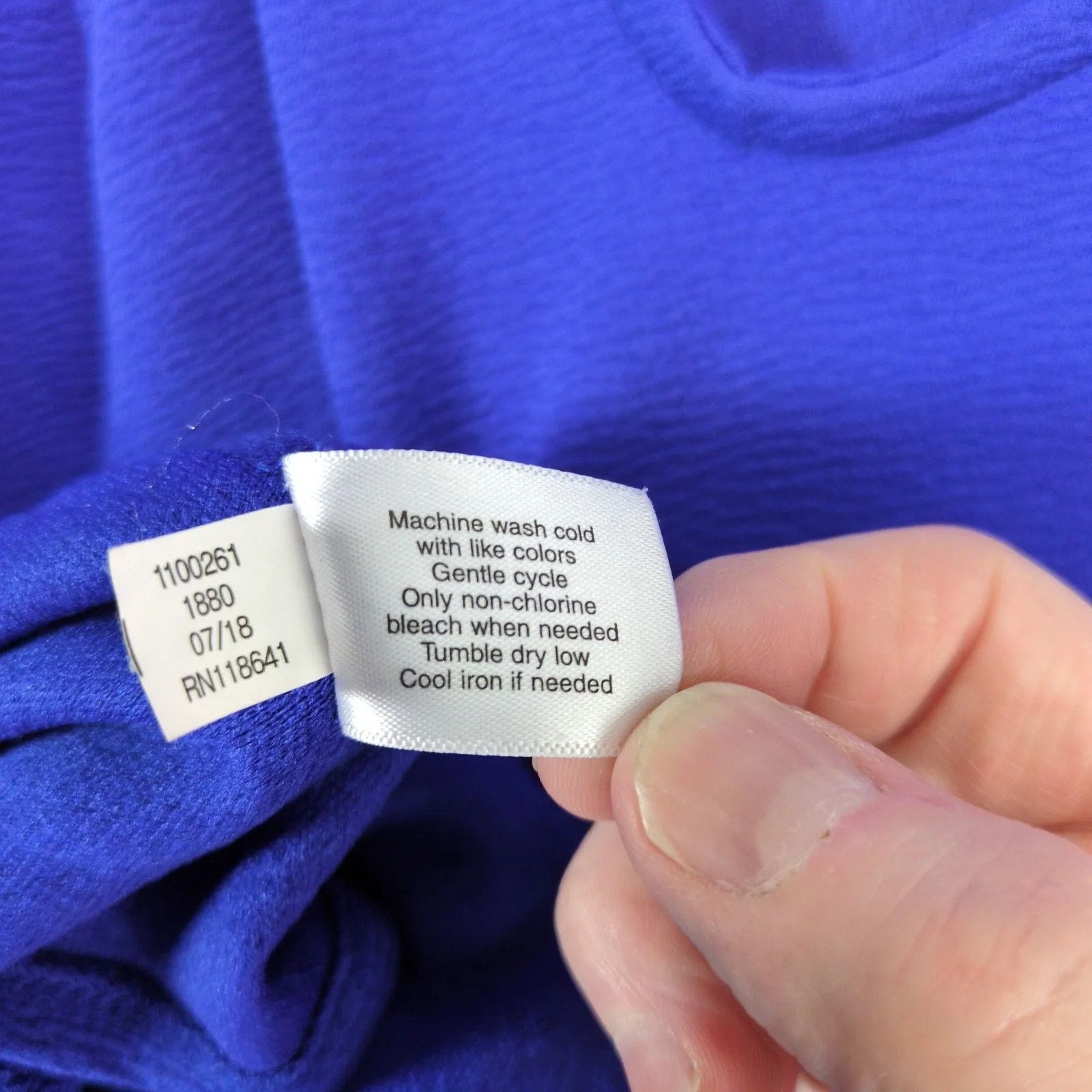 Other Lane Bryant Cobalt Blue Peplum Blouse Top Women's 22/24 Size 3XL / US 20-22 - 5 Thumbnail