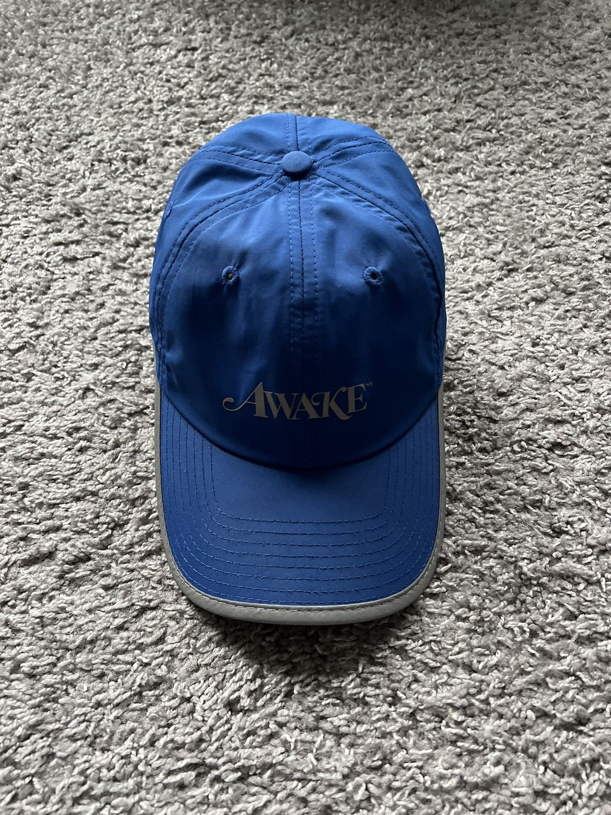 Awake NY Awake NY Blue Reflective Brim Hat Cap Size ONE SIZE - 1 Thumbnail