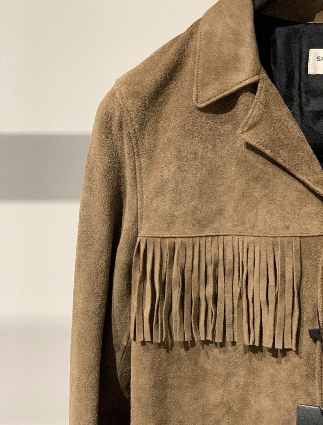 Saint Laurent Paris × Yves Saint Laurent Saint Laurent brown suede jacket tassels Size US M / EU 48-50 / 2 - 5 Thumbnail