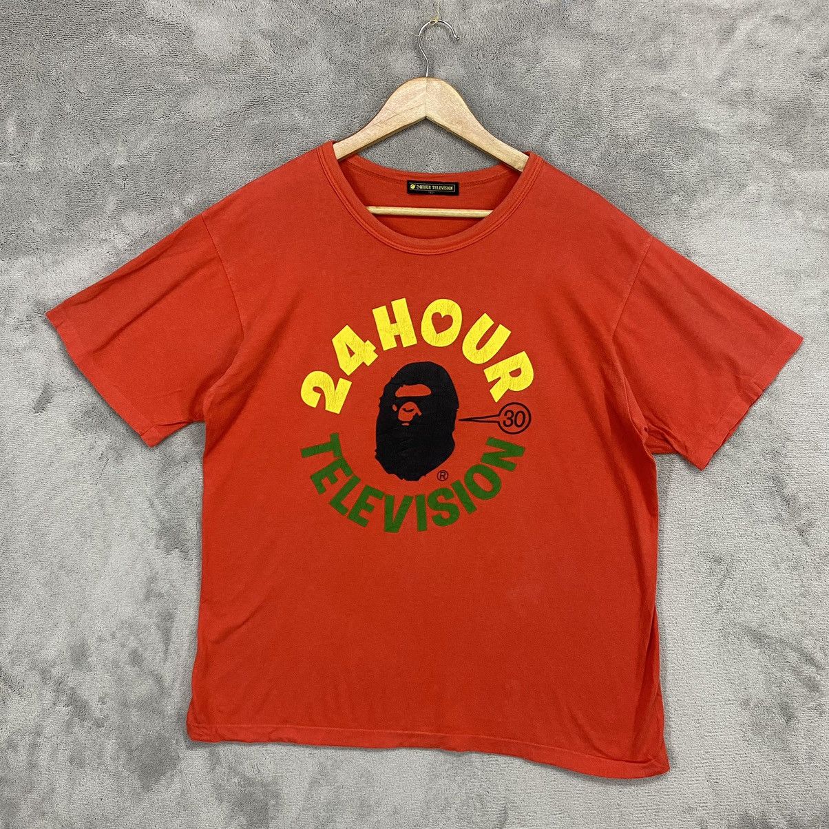 Bape 💥RARE💥 VINTAGE BAPE x 24 HOUR TELEVISION Size US XL / EU 56 / 4 - 1 Thumbnail