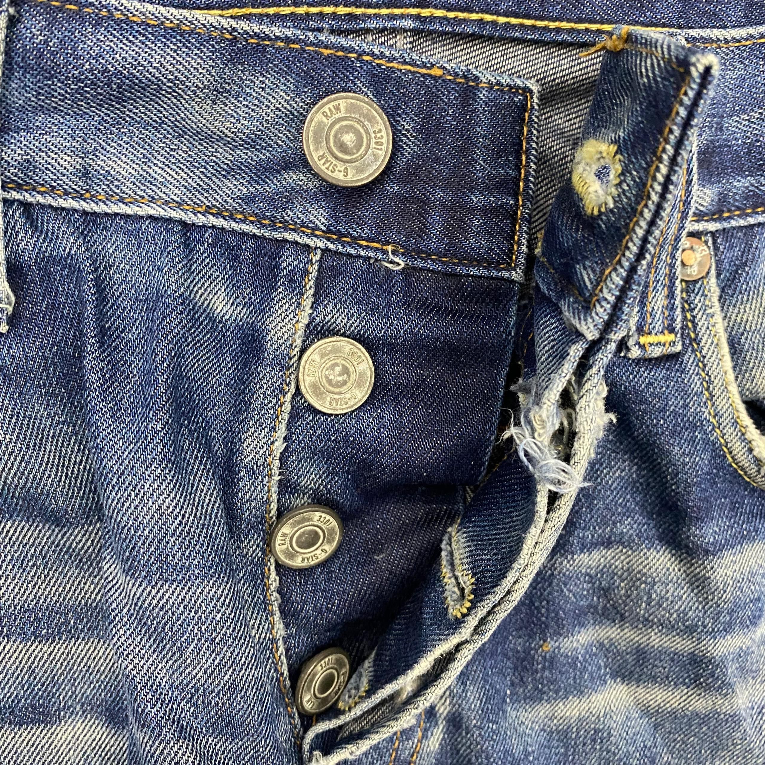 G-Star 💥Best Offer💥Vintage G Star Raw Denim Jeans Size US 32 / EU 48 - 16 Thumbnail