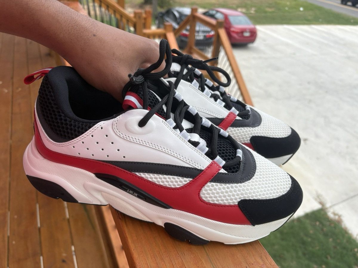 Dior Dior B22 Red/White Size US 13 / EU 46 - 4 Thumbnail