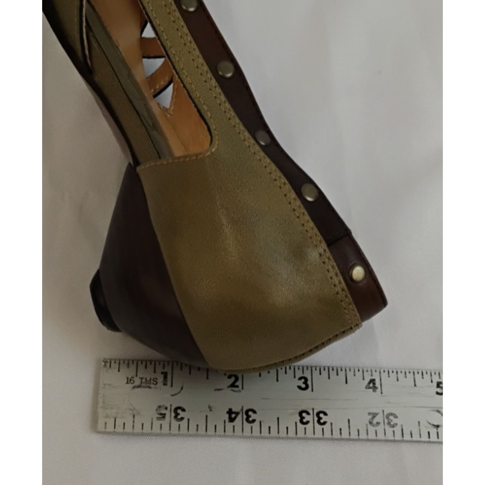 John Fluevog John Fluevog Shoes Women's US 6.5 Green Leather Brown Trim Size US 6.5 / IT 36.5 - 17 Thumbnail