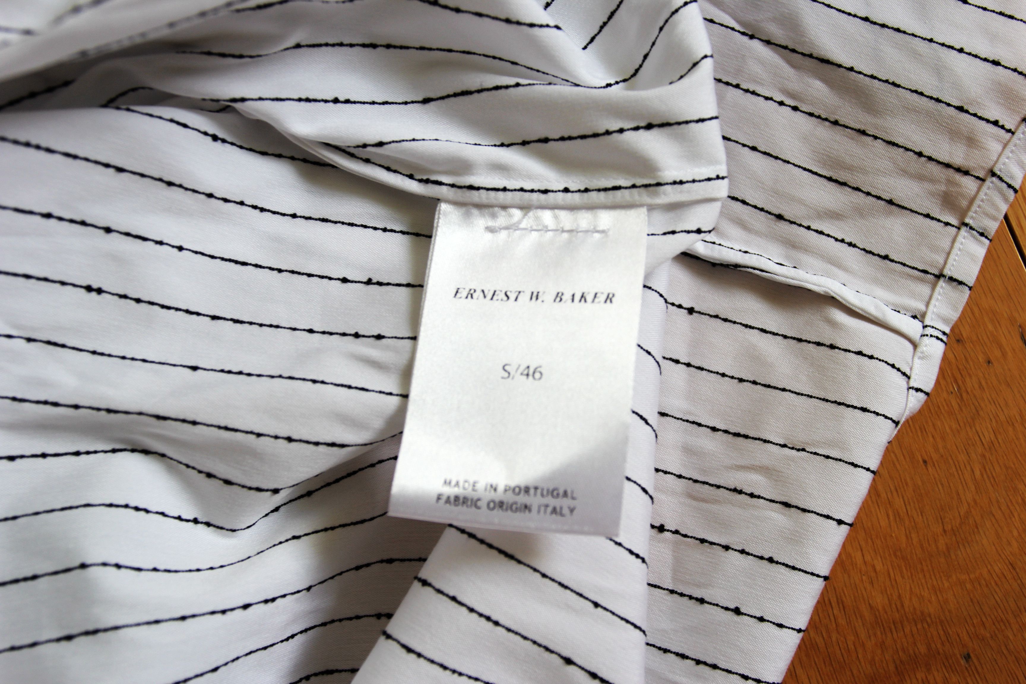 Ernest W. Baker BNWT SS25 ERNEST W. BAKER PIN STRIPE SHIRT 46 Size US S / EU 44-46 / 1 - 9 Thumbnail