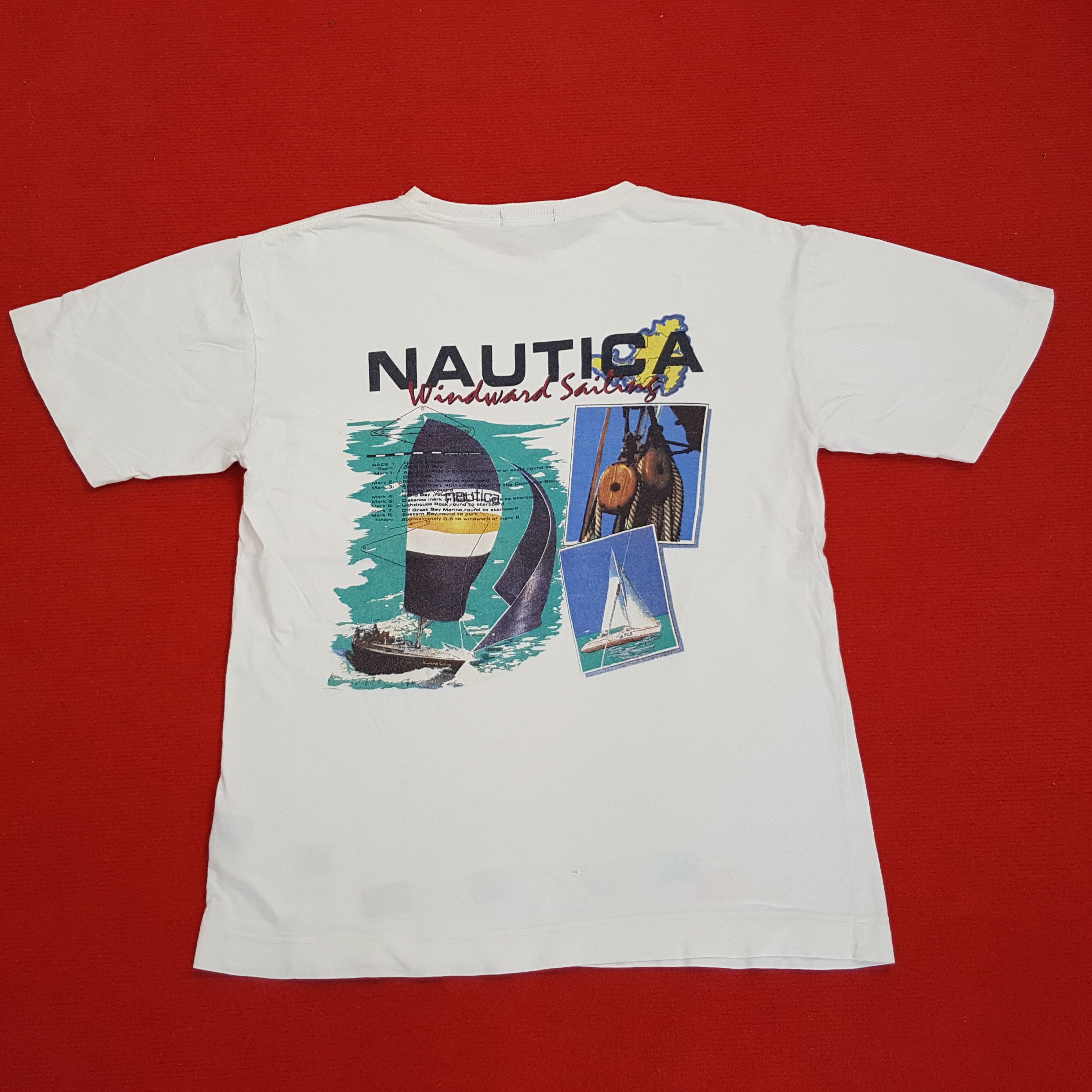 Nautica × Vintage Nautica Surfing Design Style Tshirt Size US L / EU 52-54 / 3 - 1 Thumbnail