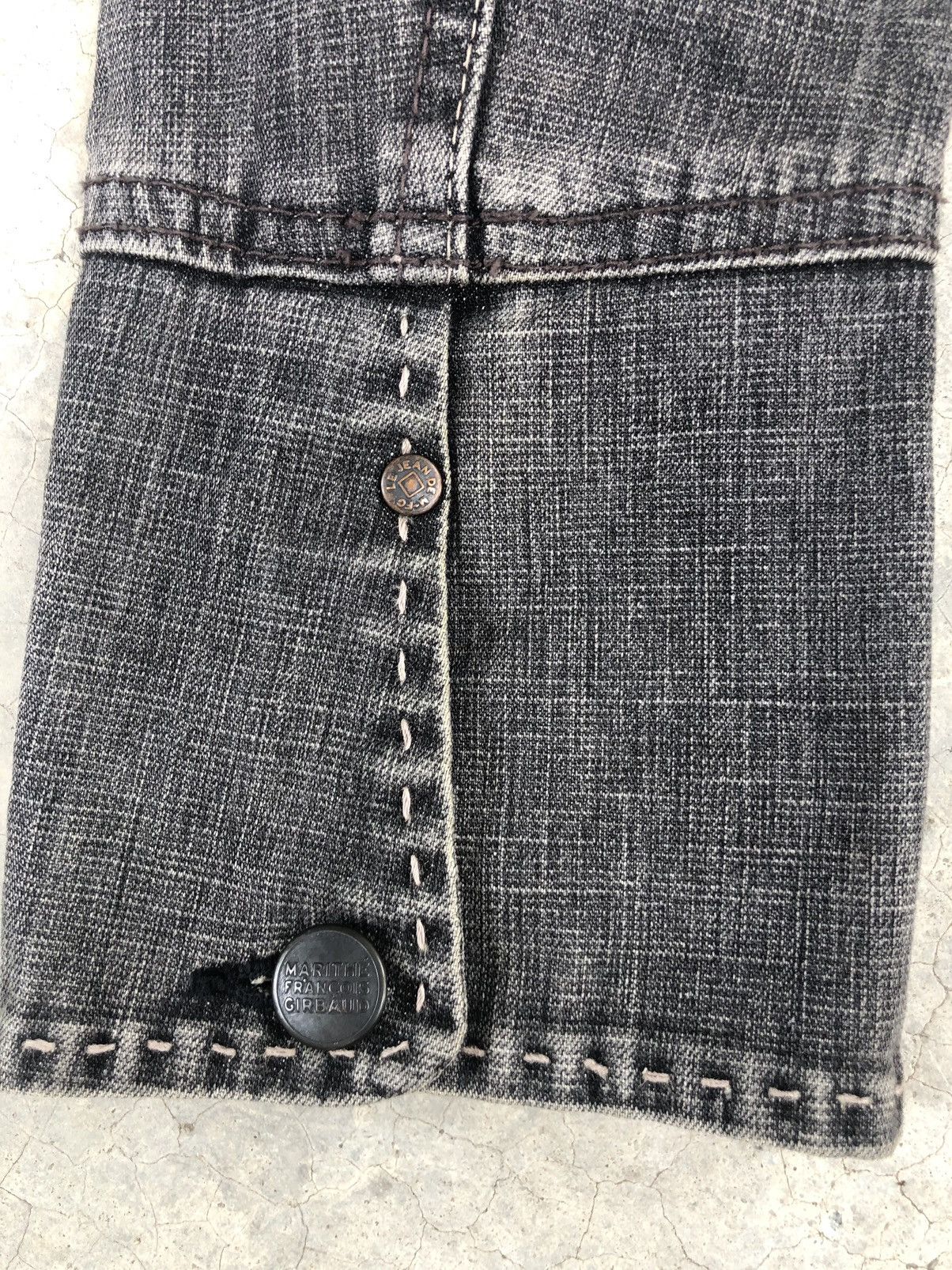 Marithe + Francois Girbaud Marithe Francois Girbaud Denim Jacket Distressed Size US M / EU 48-50 / 2 - 12 Thumbnail