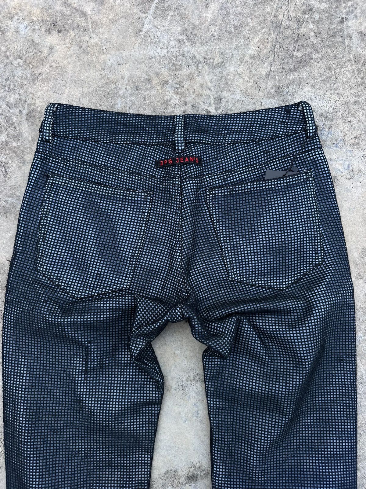 Jean Paul Gaultier Jean Paul Gaultier Grid Pattern Nest Capri Jeans Size 29" - 10 Thumbnail