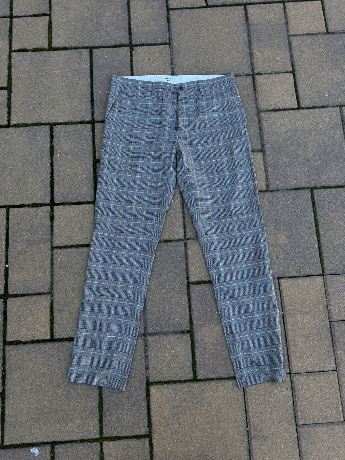 Carhartt Wip Carhartt WIP Johnson Wool Pant Glencheck Grey Size 32x32 Size US 32 / EU 48 - 1 Thumbnail