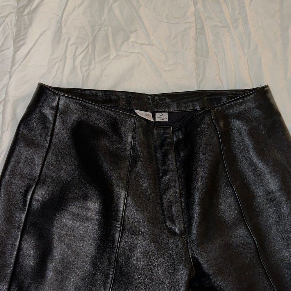 Wilsons Leather Wilsons Leather Maxima Black Pants Women's Size 2 Size 26" / US 2 / IT 38 - 4 Thumbnail