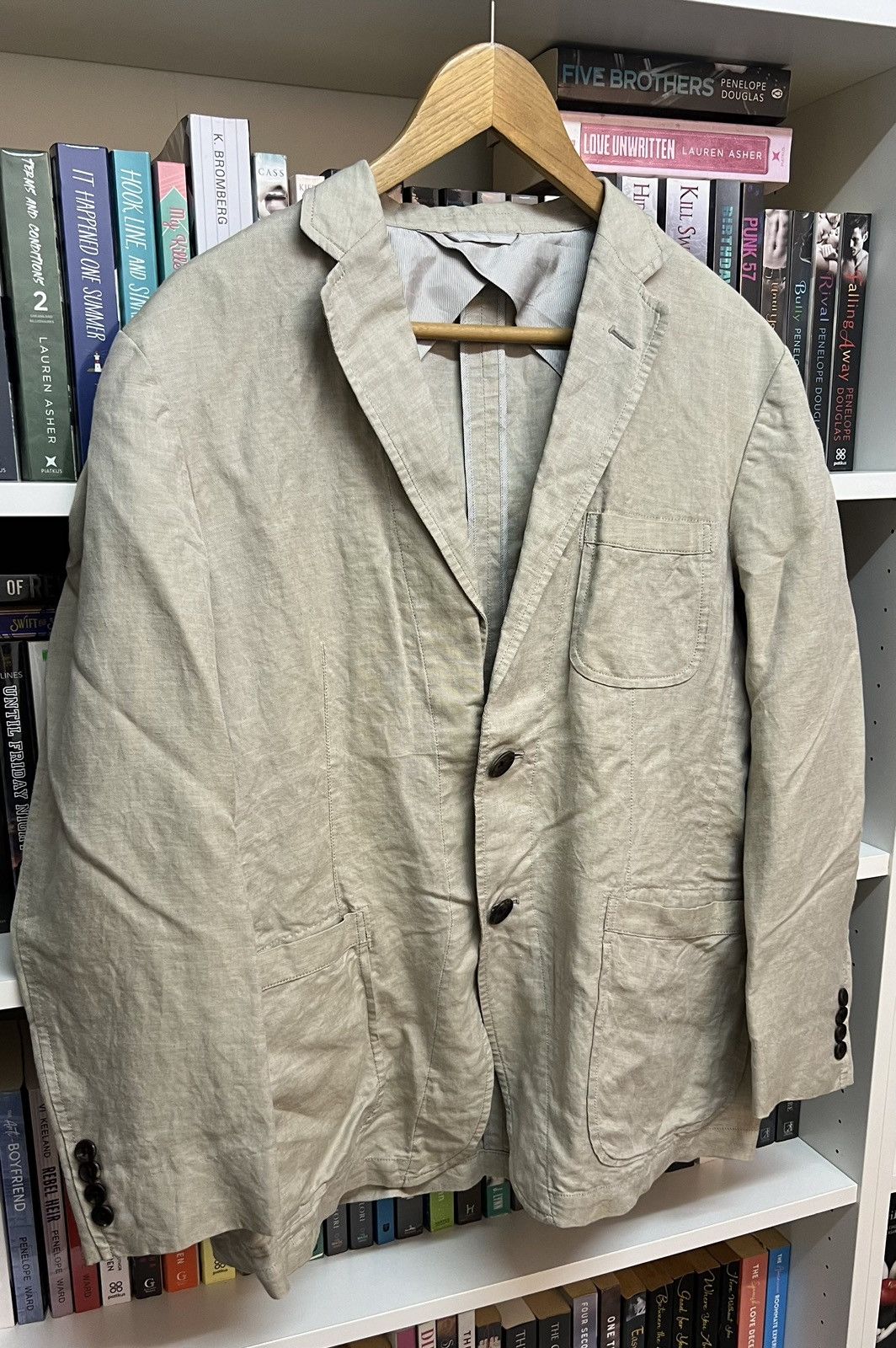Burberry Burberry London Linen Blazer Size US L / EU 52-54 / 3 - 5 Thumbnail