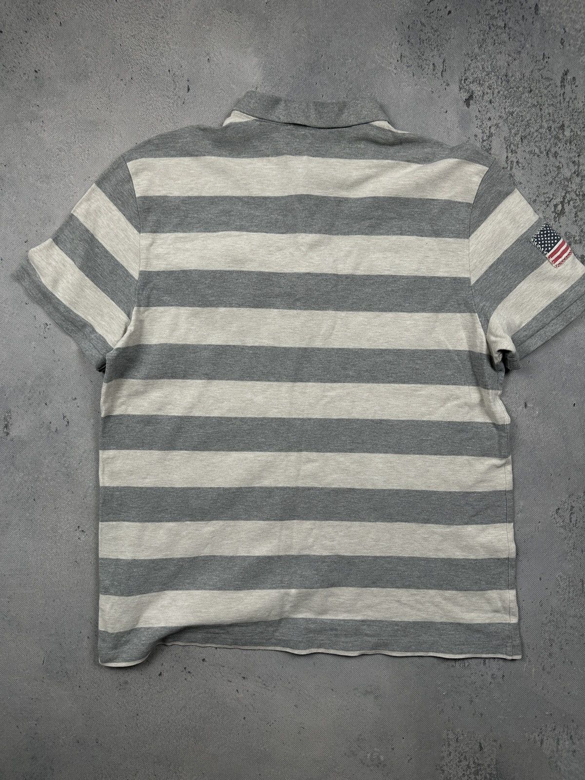 Polo Ralph Lauren Polo Jeans Company Ralph Lauren Striped Polo Crest Patch 90s Size US XL / EU 56 / 4 - 7 Thumbnail
