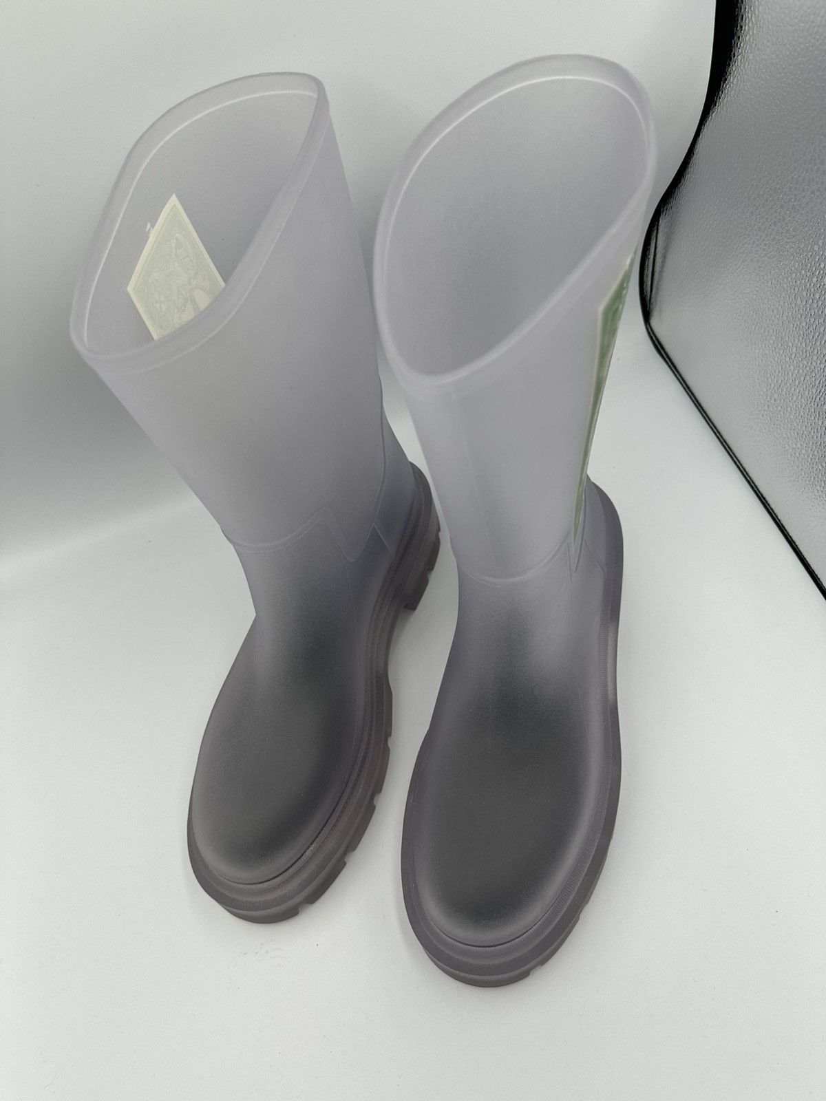 Off-White OFF-WHITE "Reboot Dollar" Rain Boots Transparent 45 US Size US 12 / EU 45 - 10 Thumbnail