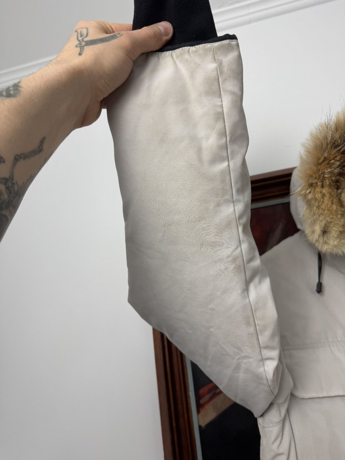 Canada Goose Canada Goose Expedition Beige Down Fur Coat Parka Jacket Size US XS / EU 42 / 0 - 11 Thumbnail