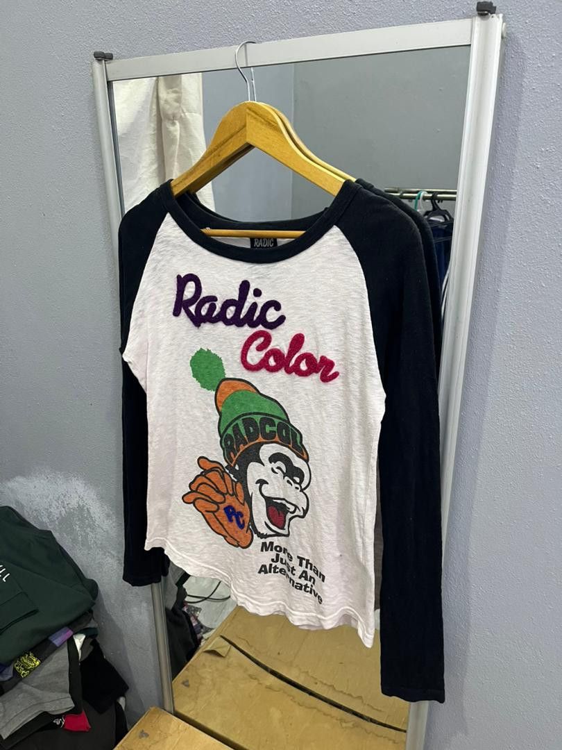 Japanese Brand Radic Color Monkey Raglan Tee Japan Medium Size S / US 4 / IT 40 - 2 Thumbnail