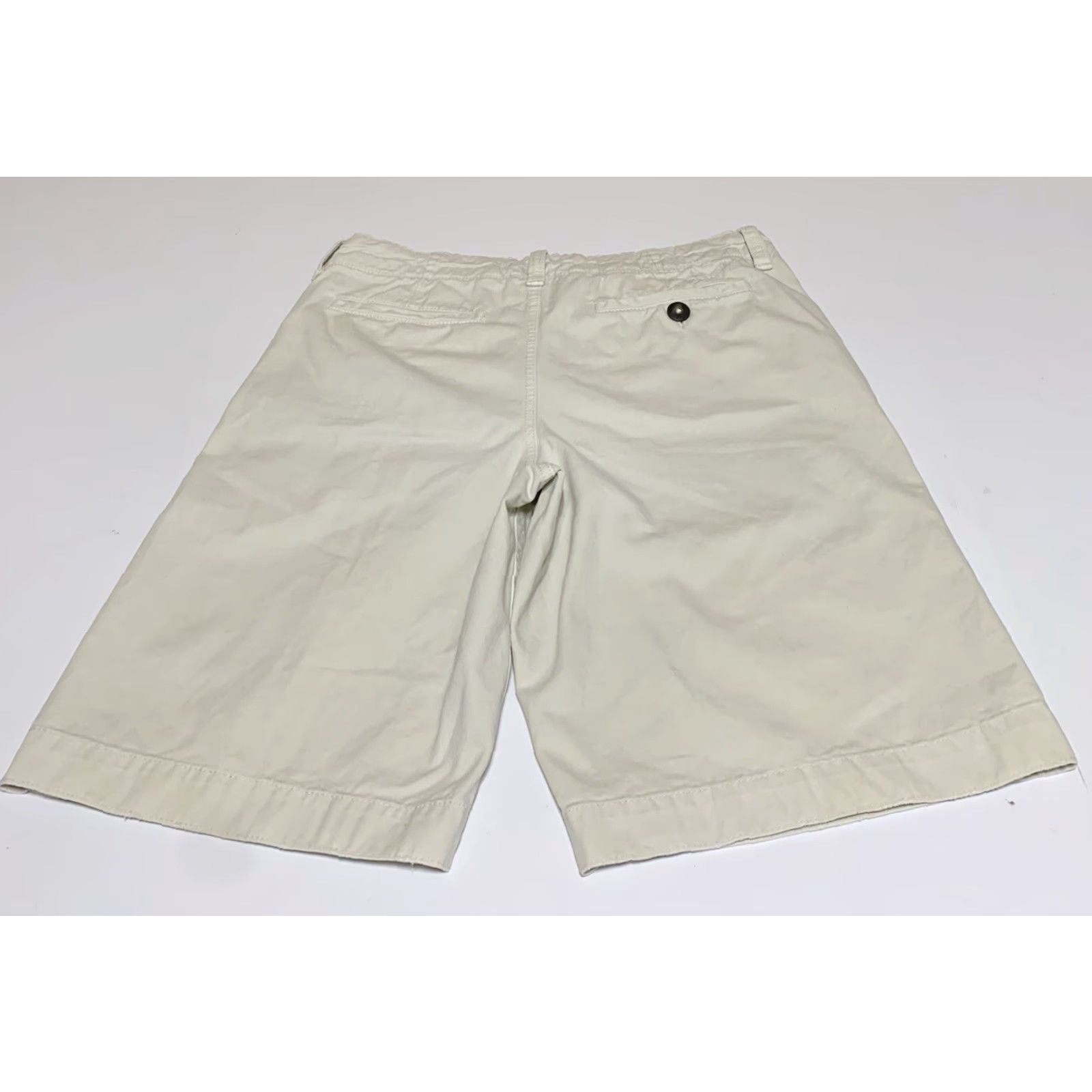 American Eagle Outfitters VINTAGE American Eagle Chino Shorts Mens Regular 33 Beige 11in Inseam Beach Classic Khaki Long Length Size US 33 - 2 Thumbnail