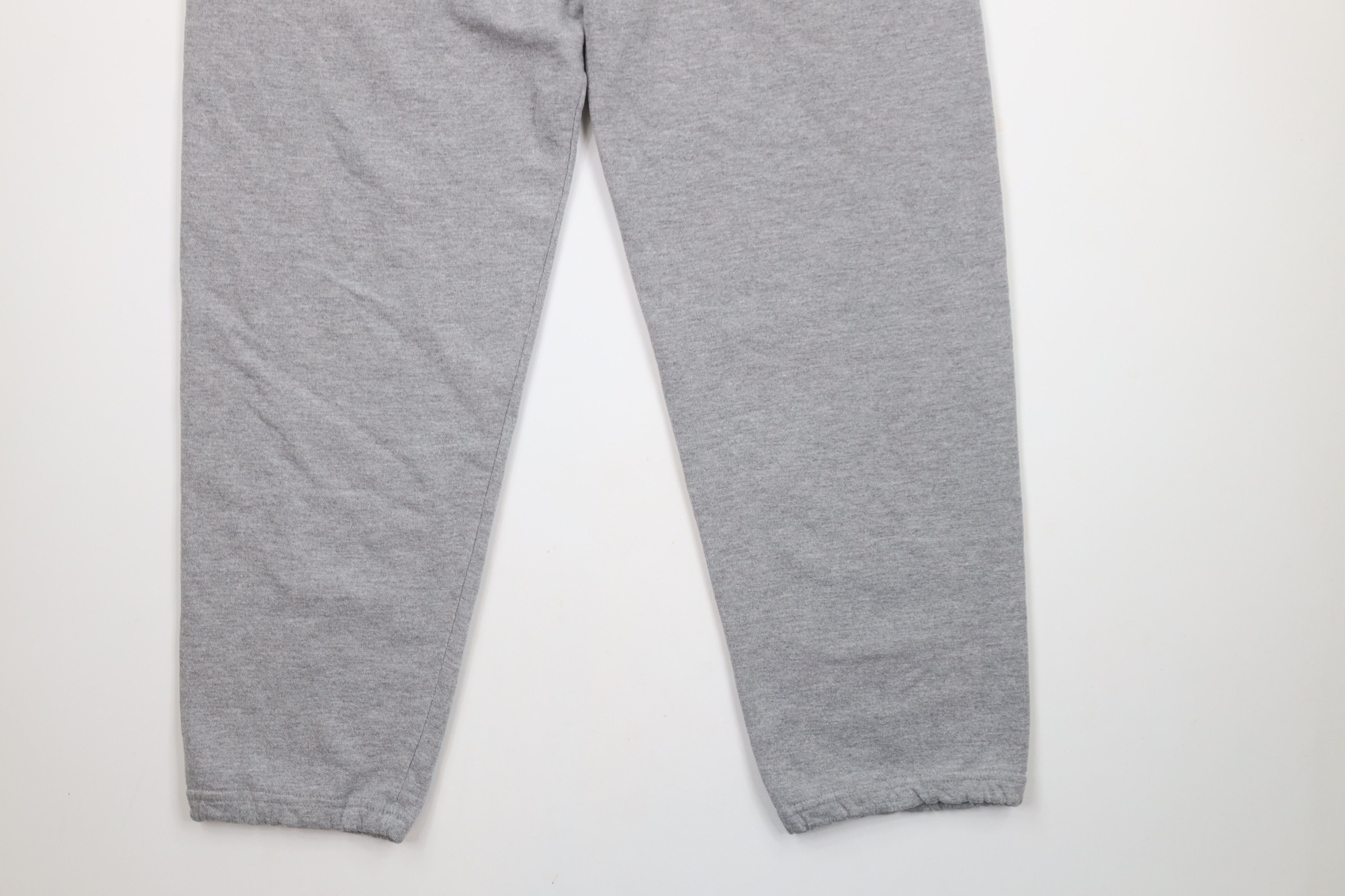 Vintage Vintage 90s Streetwear Sweatpants Joggers Heather Gray Size US 38 / EU 54 - 4 Thumbnail