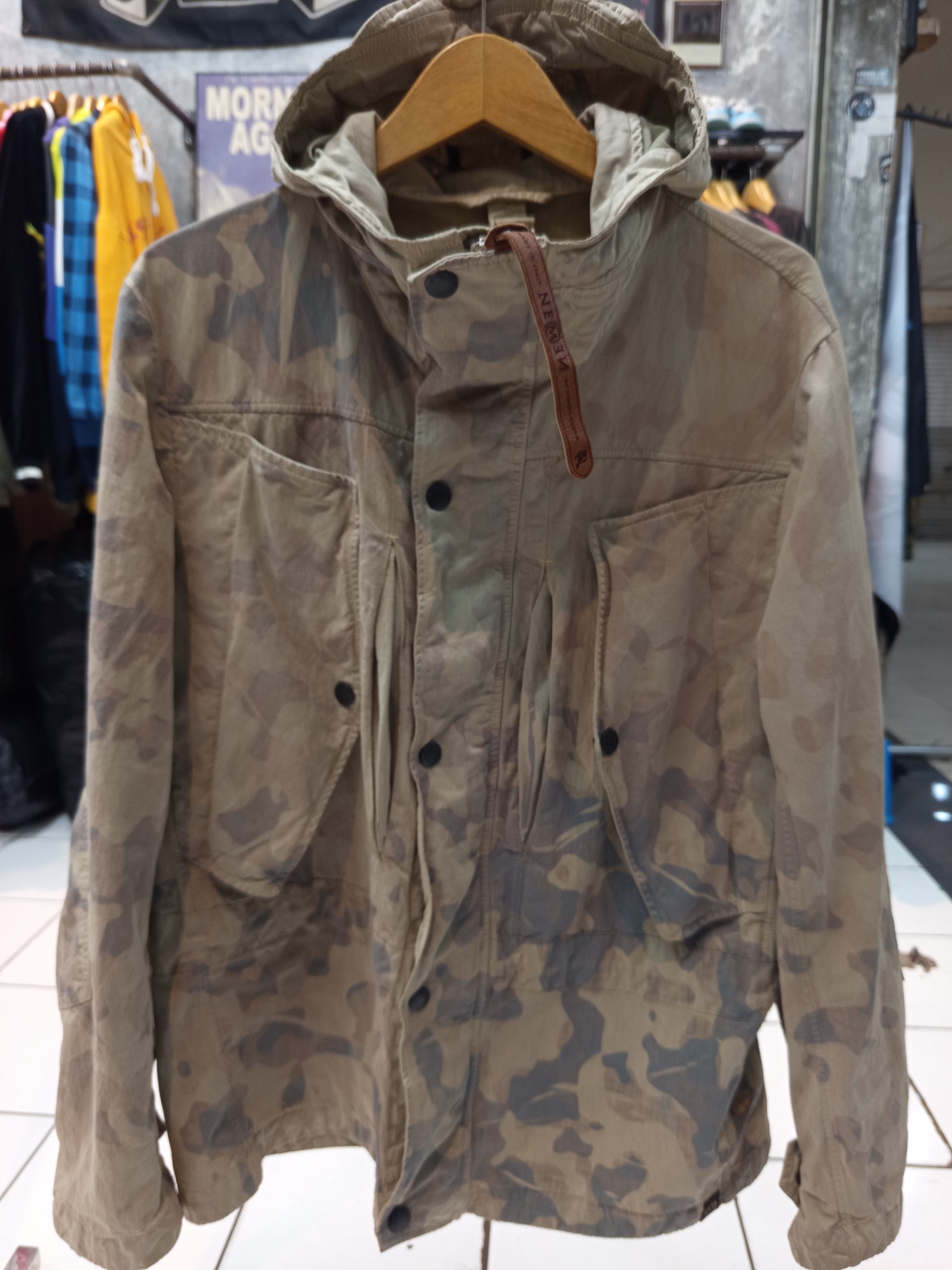 Nemen NEMEN Garment Dyed Camo Technical Field Jacket Size US L / EU 52-54 / 3 - 1 Thumbnail