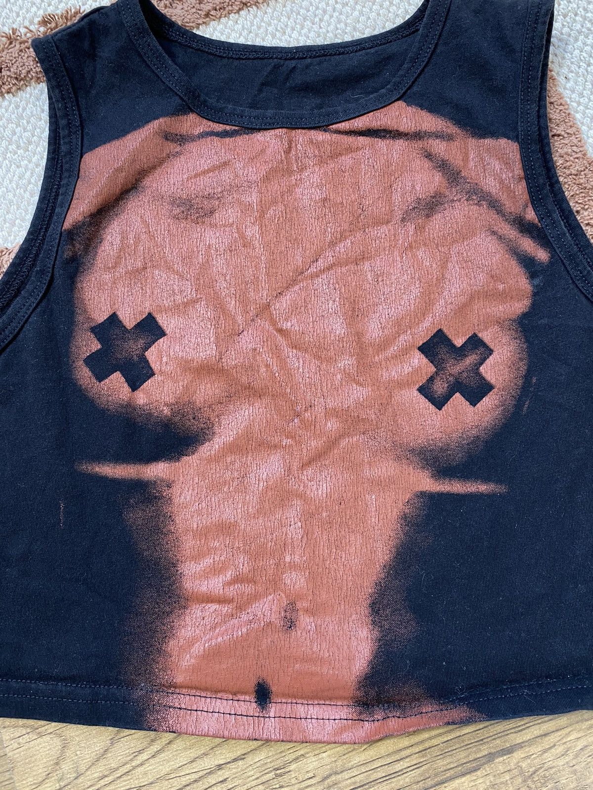 Vintage BODY MORPH WMNS CROPPED TANK TOP Size S / US 4 / IT 40 - 3 Thumbnail