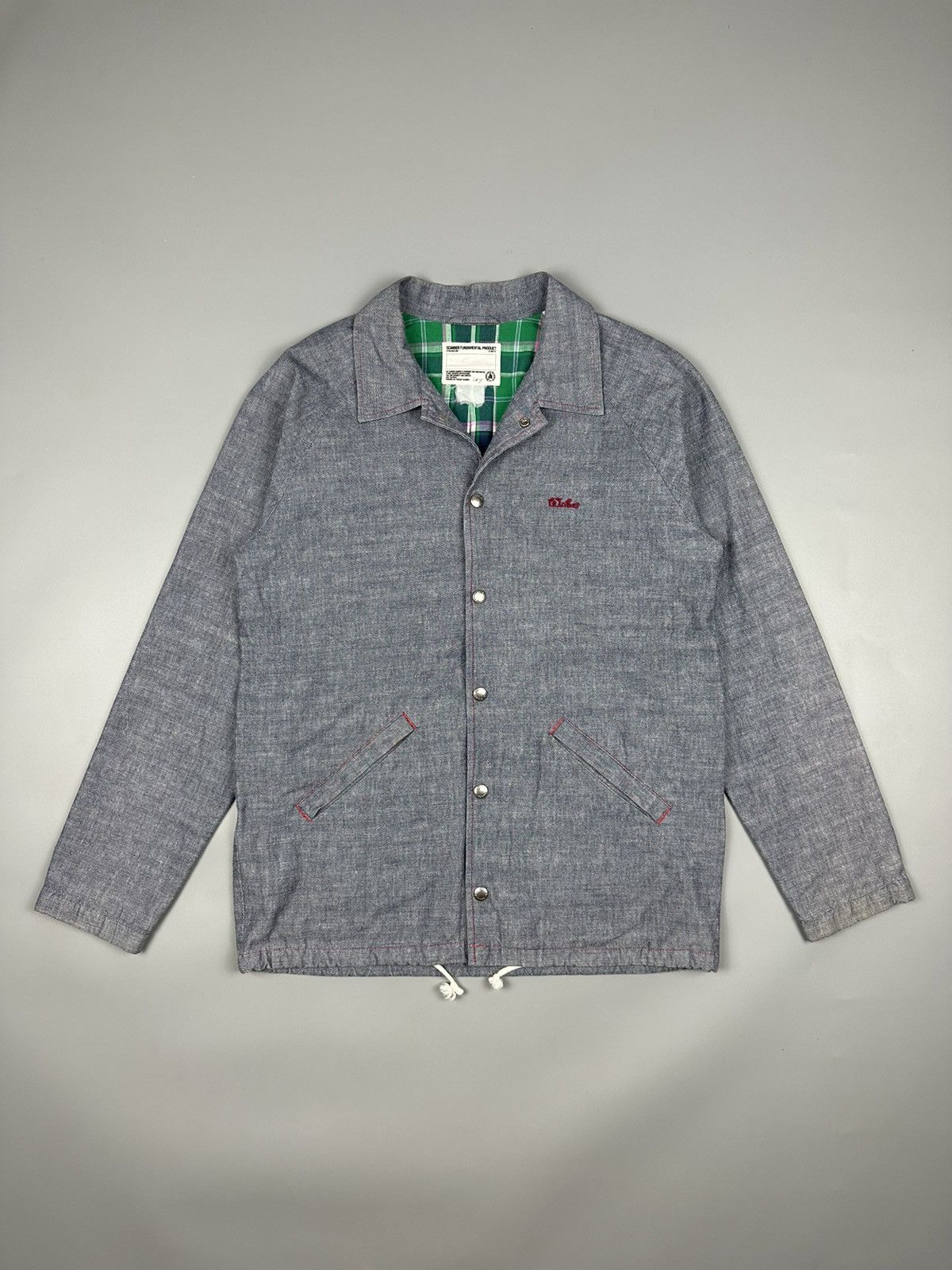 Designer × Japanese Brand Japanese Scanner Varsity Soft Denim Jacket Size US L / EU 52-54 / 3 - 1 Thumbnail