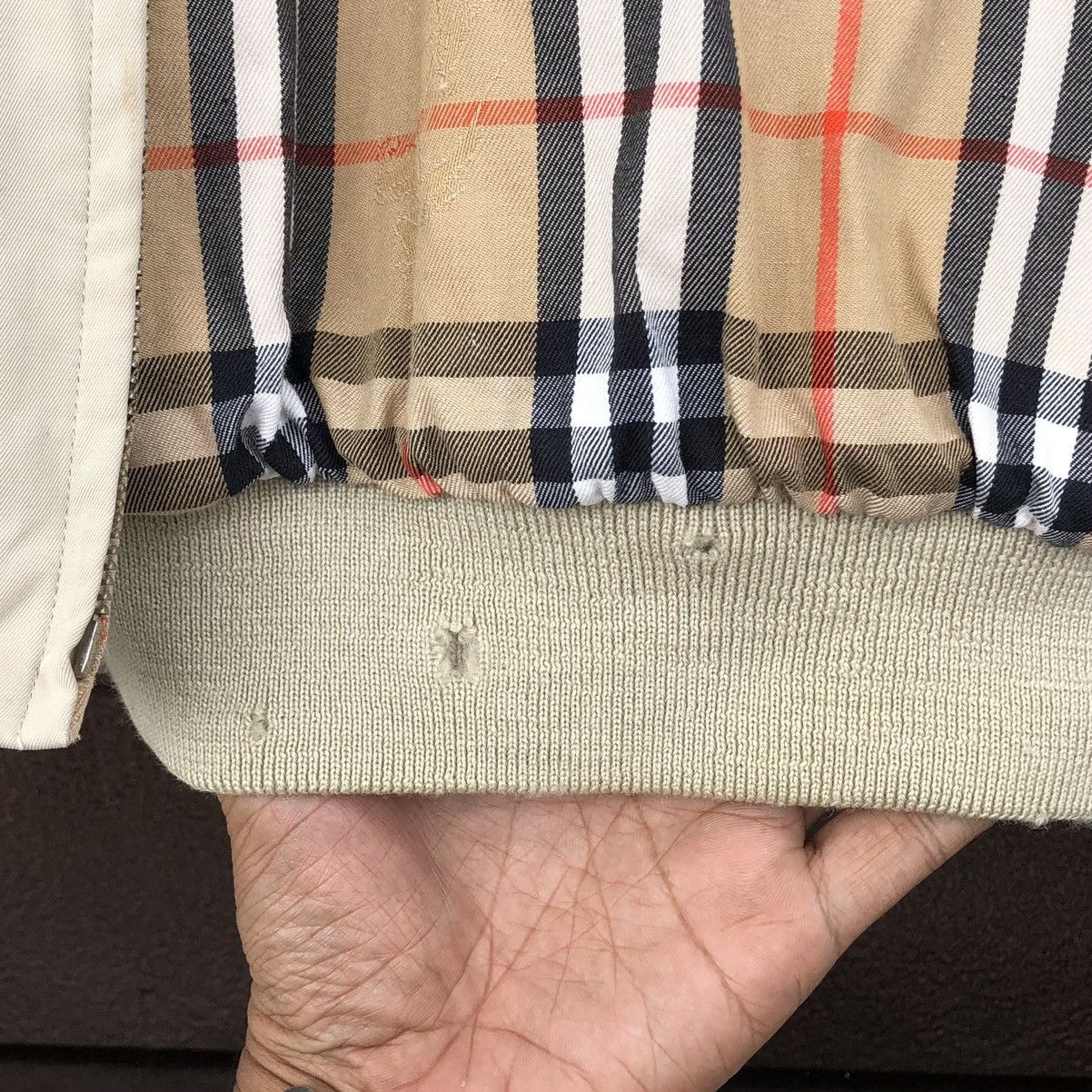 Burberry Vintage Burberrys Lined Checked Novacheck Bomber Jacket Size US L / EU 52-54 / 3 - 9 Thumbnail