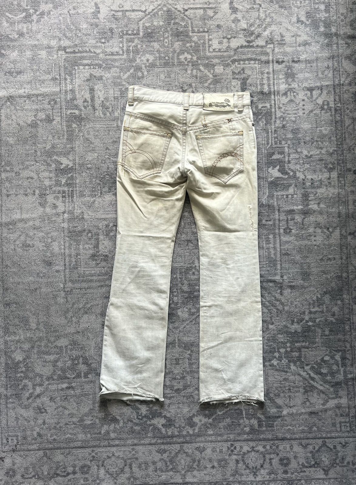 Other Kyoji Maruyama “Damaged Cut-off flared Denim” Size US 32 / EU 48 - 2 Thumbnail